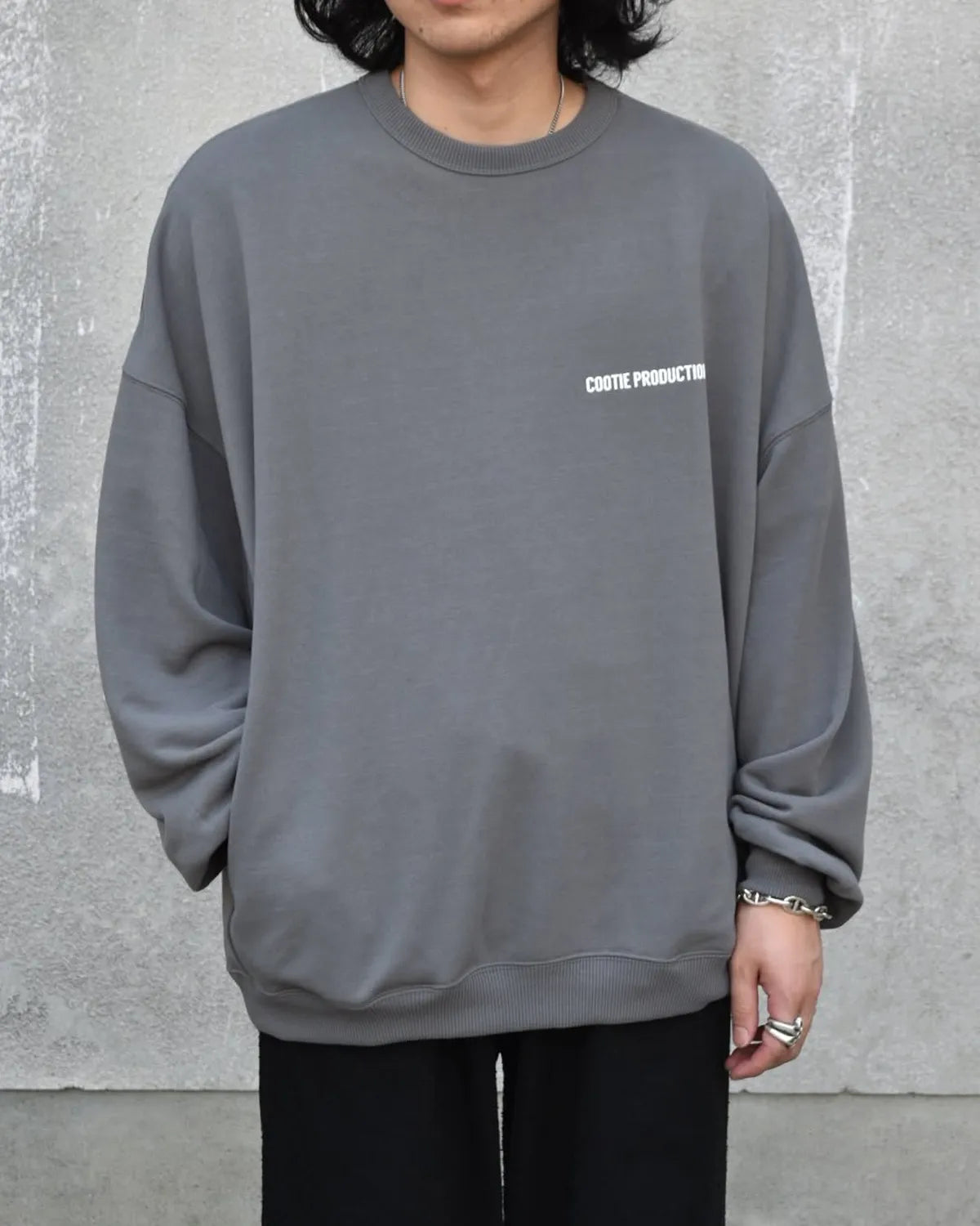 COOTIE PRODUCTIONS® / Dry Tech Oversized Sweat Crew (CTE-25S339)