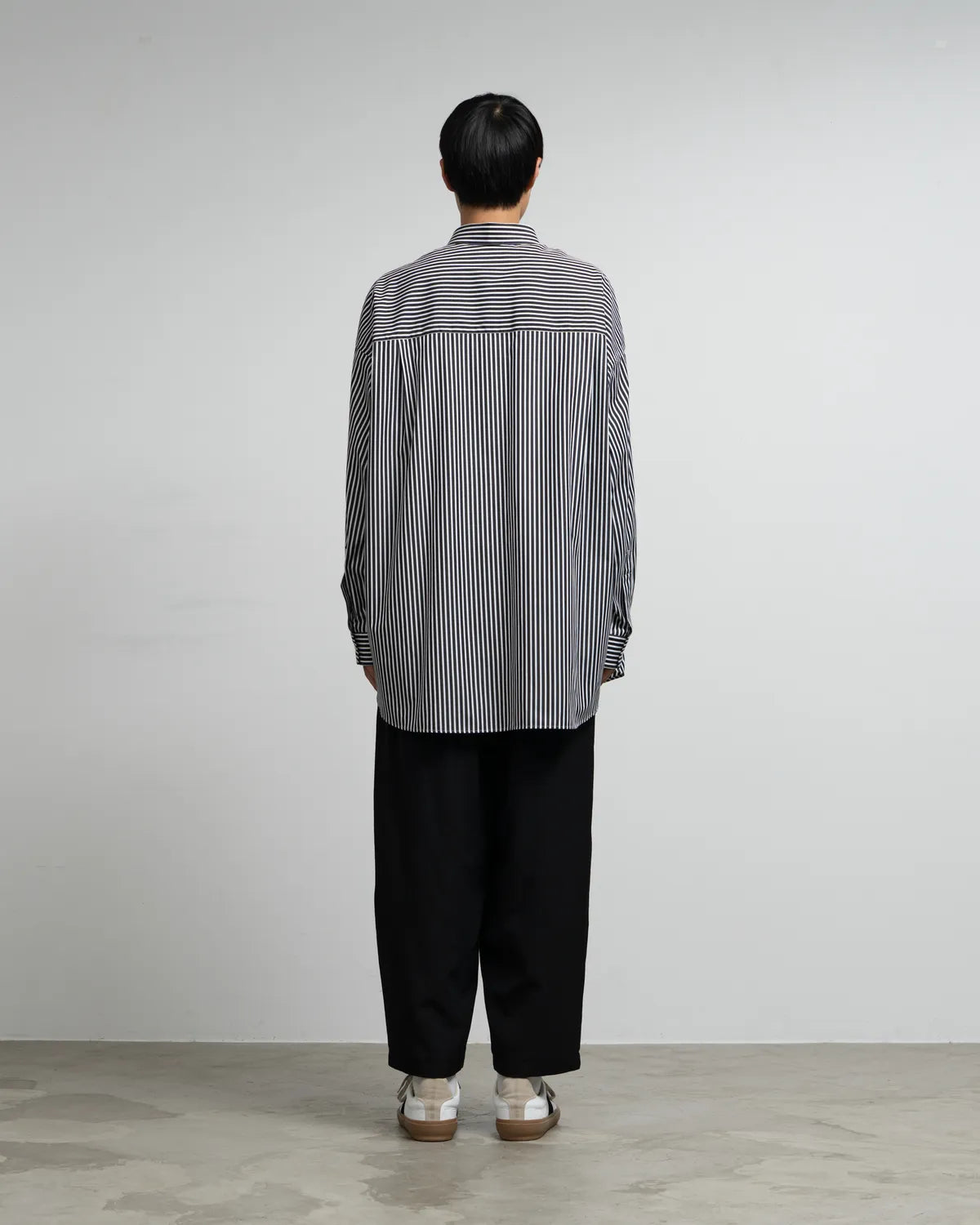 Graphpaper / High Count Regular Collar Round Cut Oversized Shirt (GM253-50030C)