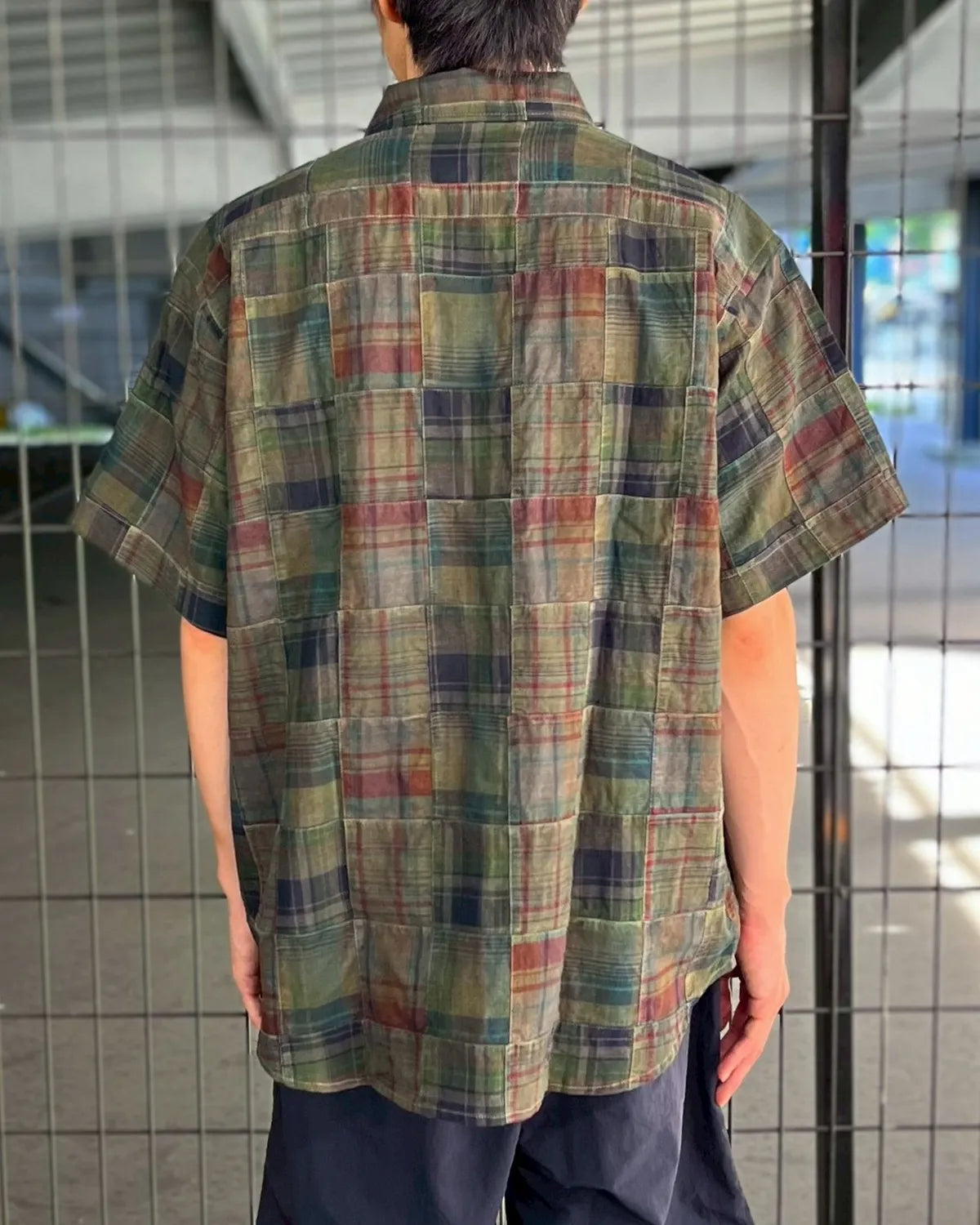 SEQUEL / PATCHWORK SHORT SLEEVE SHIRT (SQ-26SS-SH-04)