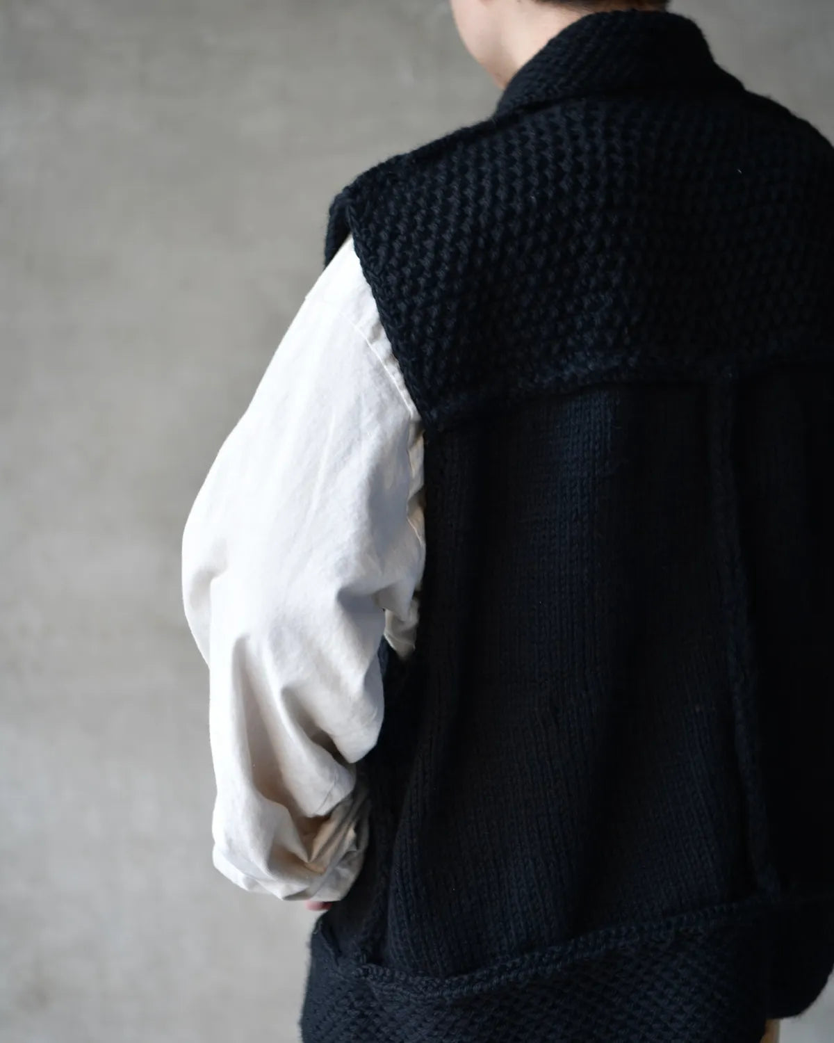 refomed / GRANNY KNIT VEST (REKN-012)