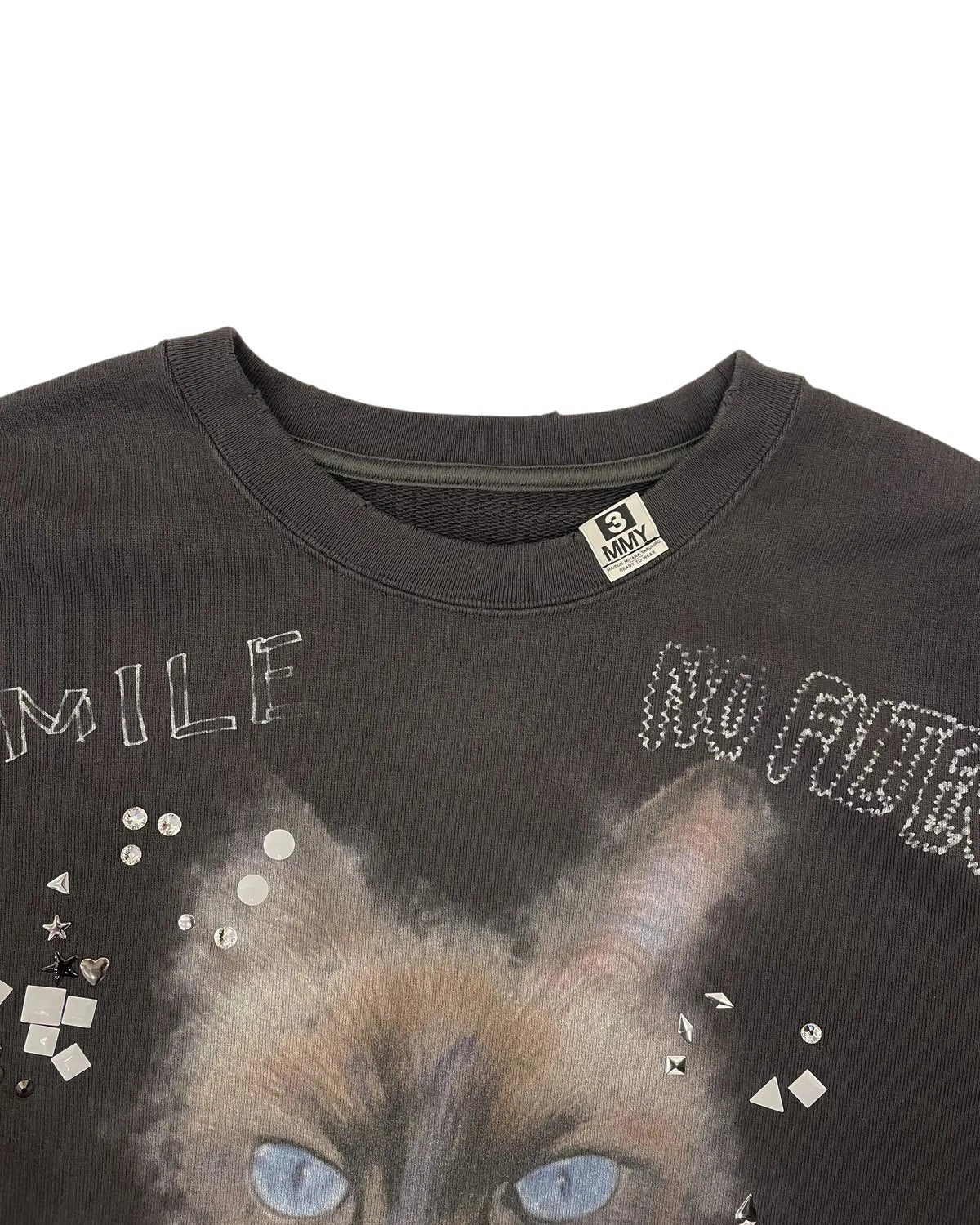 Maison MIHARA YASUHIRO / EMBELLISHDISTRESS PULLOVER (J15PO723)