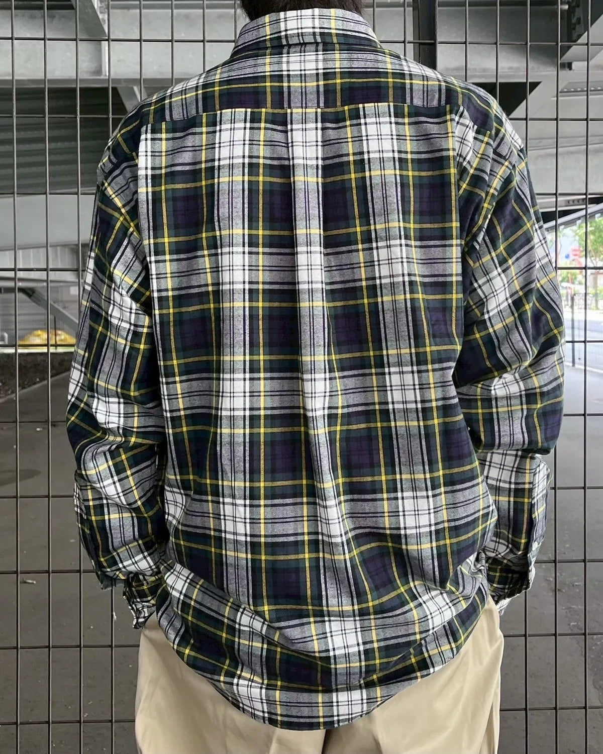SEQUEL / TARTAN FLYFRONT SHIRT (SQ-25SS-SH-03)