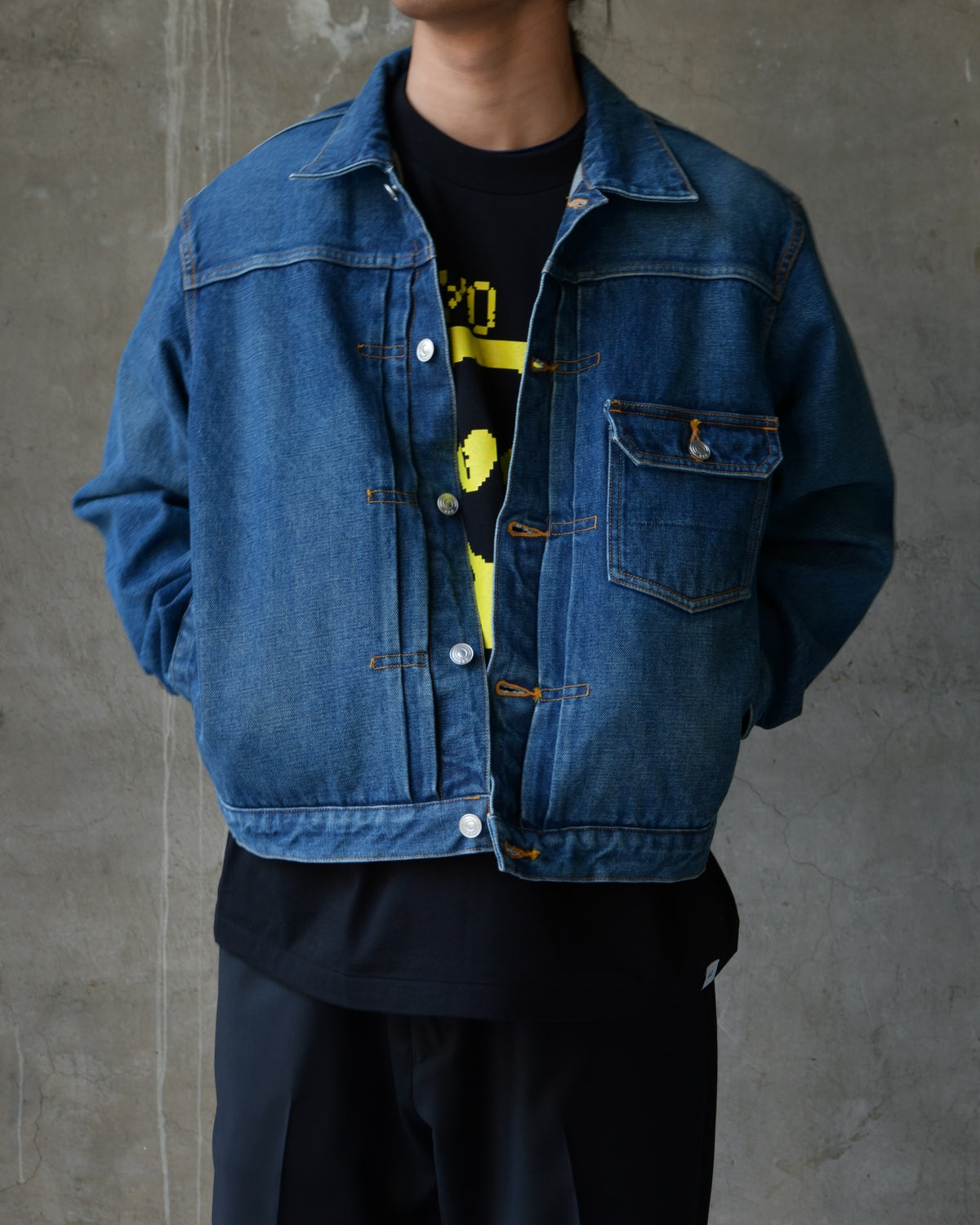 BEDWIN & THE HEARTBREAKERS / FADED DENIM JACKET "CASSIDY" (26SB5653)