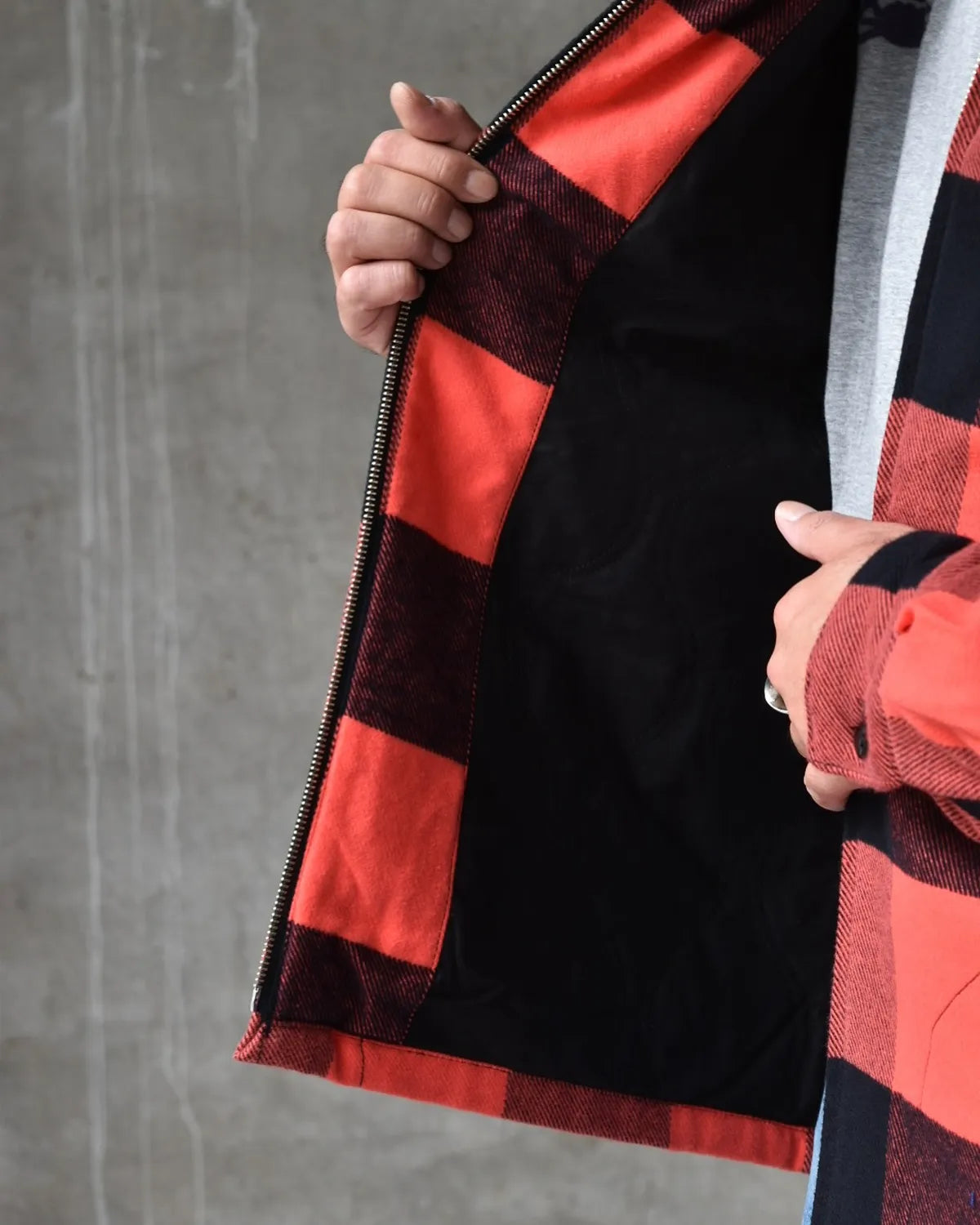 CHALLENGER / LINING ZIP UP SHIRT (CLG-SH 025-009)