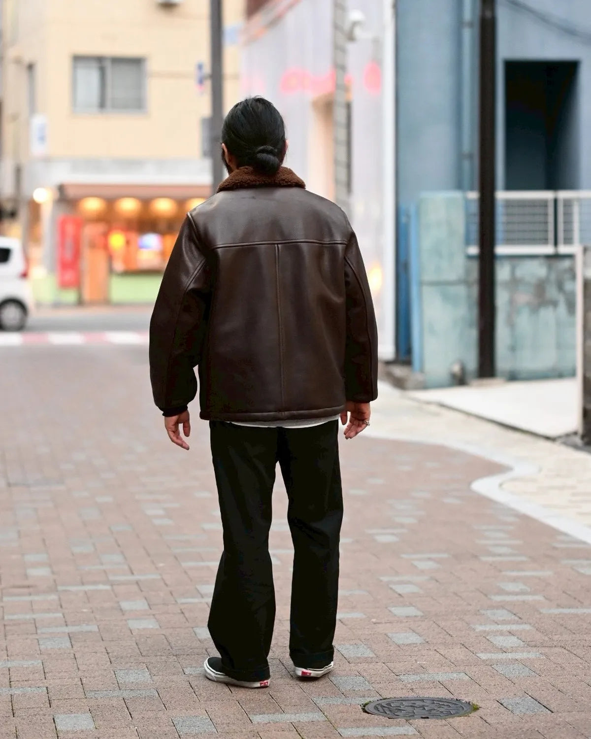 WACKO MARIA / LEATHER BOA JACKET (25FW-WMO-BL01)