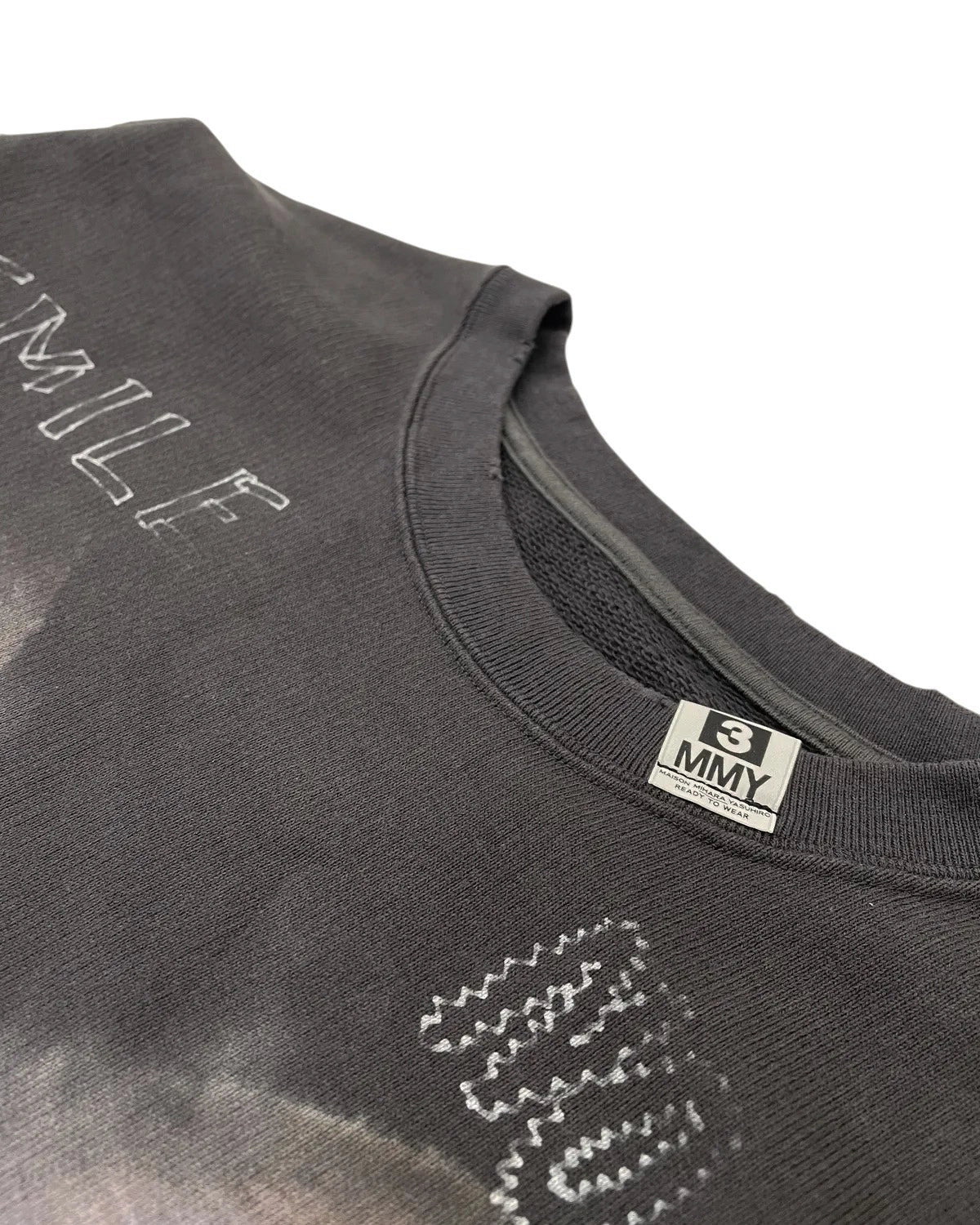 Maison MIHARA YASUHIRO / EMBELLISHDISTRESS PULLOVER (J15PO723)