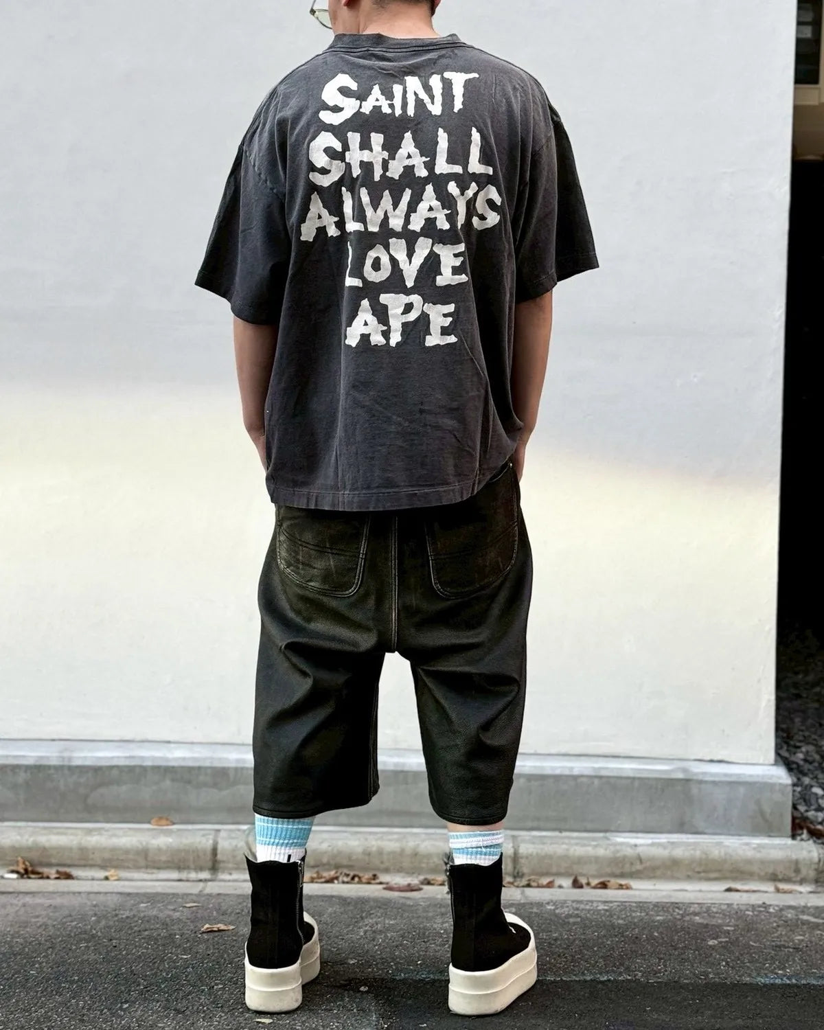 ©︎SAINT Mxxxxxx × A BATHING APE® / BEPA_SS TEE (SM-MK8-0000-C49)