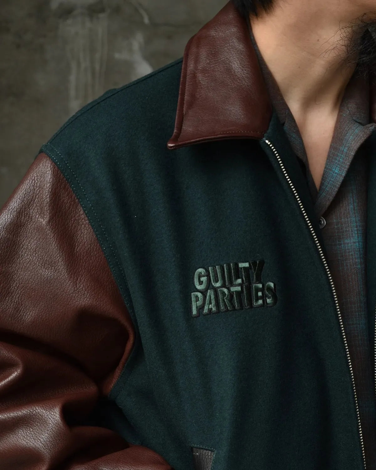 WACKO MARIA / LEATHER VARSITY JACKET -TYPE-1- (25FW-WMO-BL12)