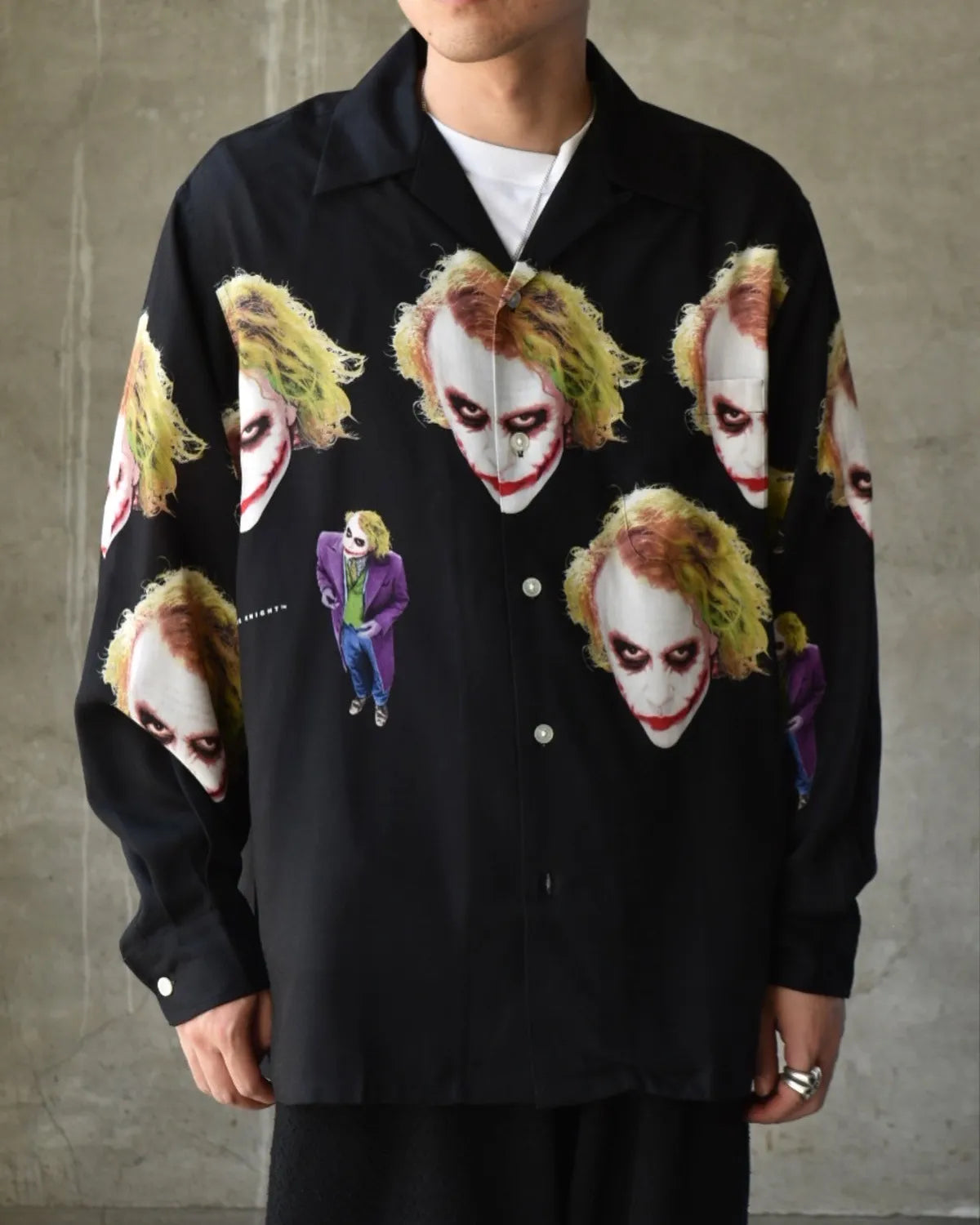 WACKO MARIA × THE DARK KNIGHT TRILOGY / L/S SHIRT -TYPE-2- (TDKT-WM-HI07)