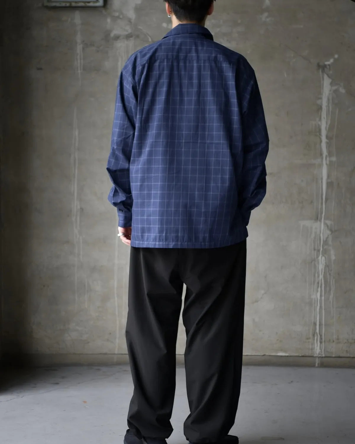 DAIWA PIER39 / TECH SPORTS OPEN COLLAR SHIRT L/S NOVA CHECK (BE-81025W)
