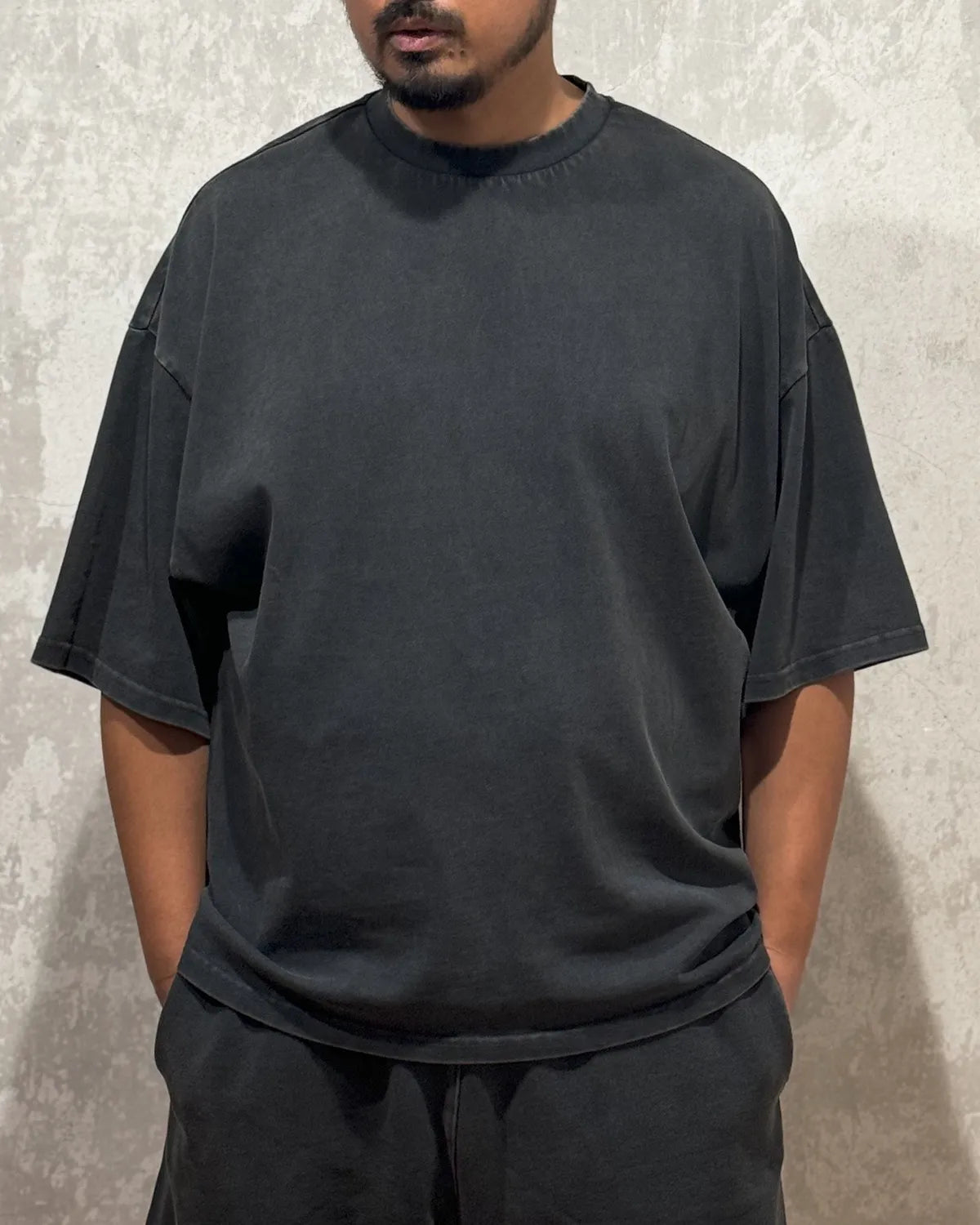 entire studios / HEAVY BOXY TEE (UNU-25-2033)