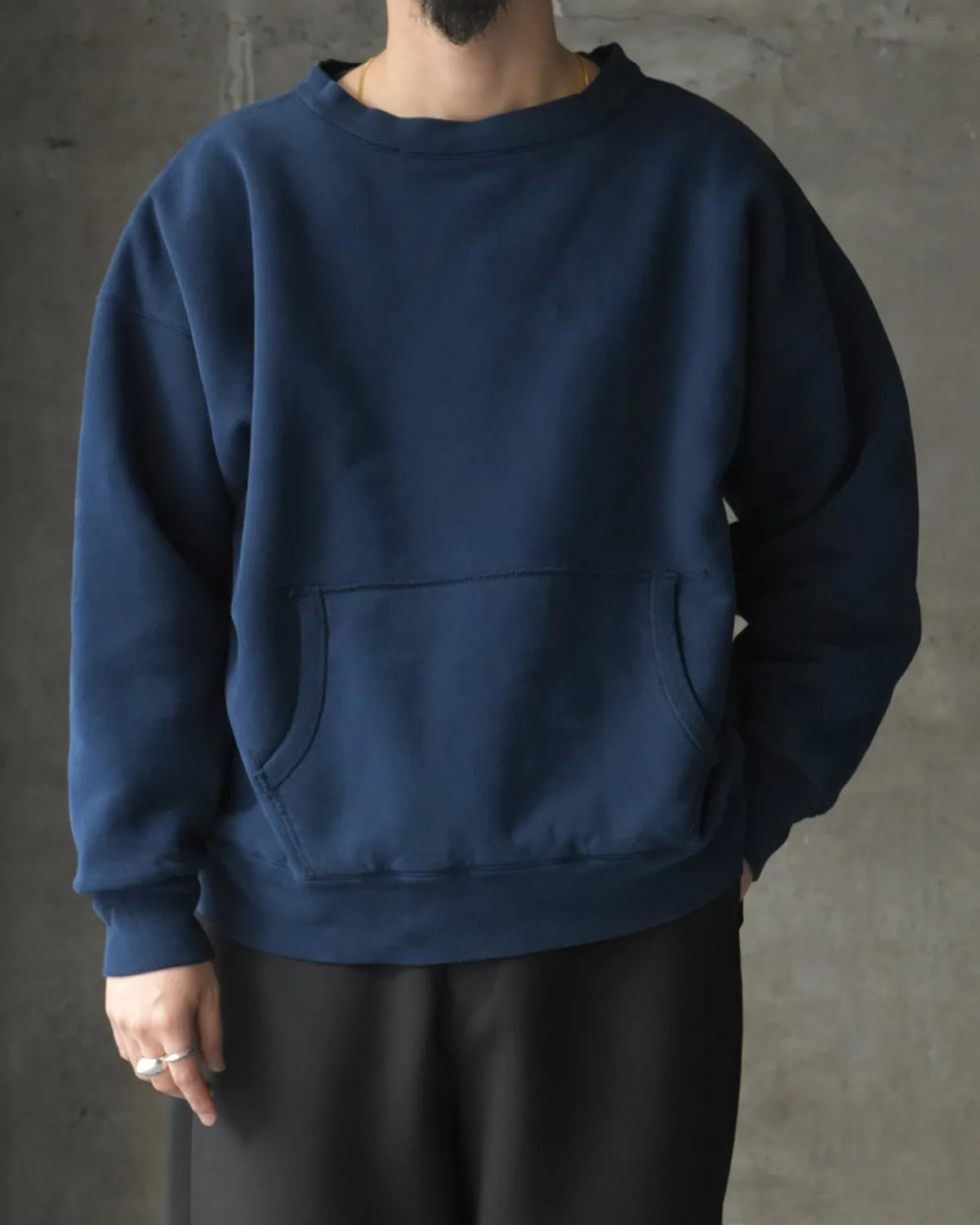 MASSES / SWEAT CREW W-FACE WASH (1252044013)