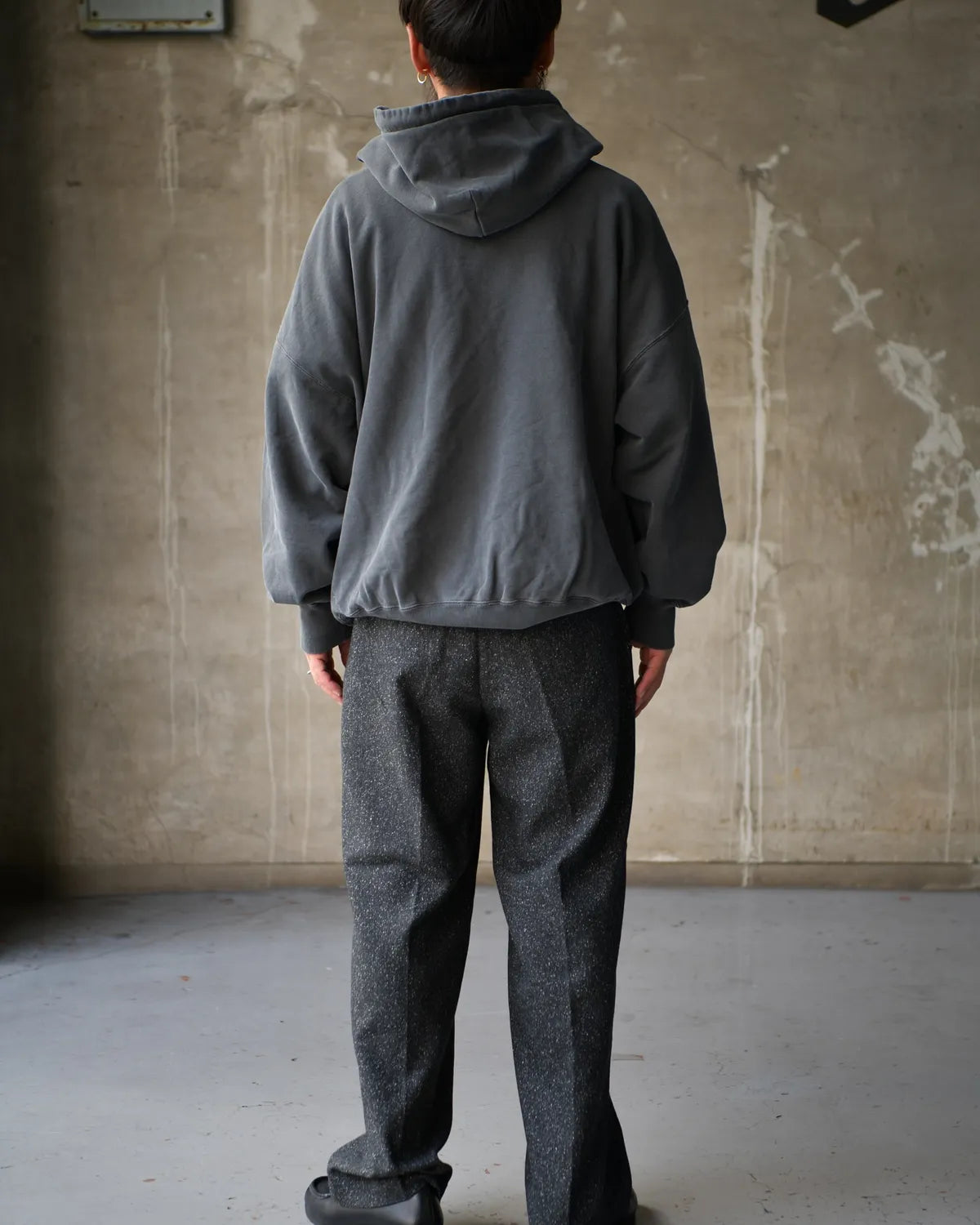 COOTIE PRODUCTIONS® / Chubby SwePigment Dyed Open End Yarn Sweat Hoodie (CTE-25A312)