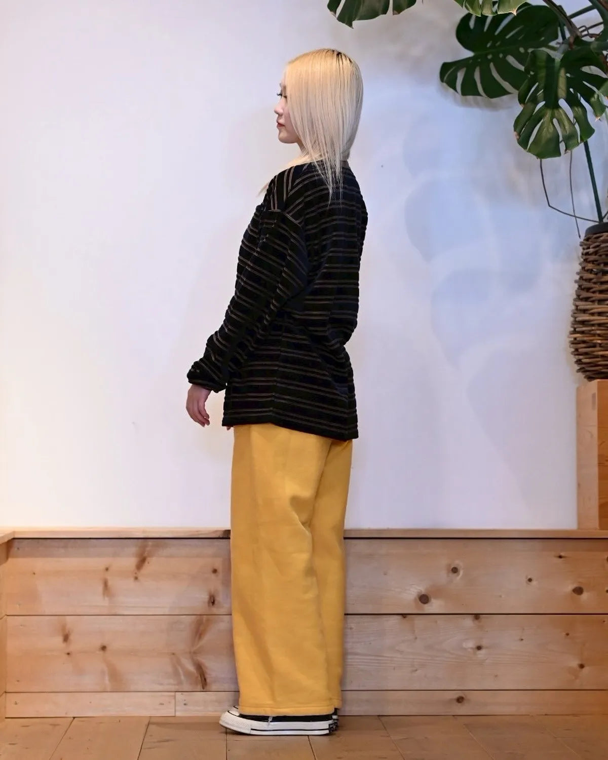 PHEENY / Velvet border L/S (PA25-CS09)