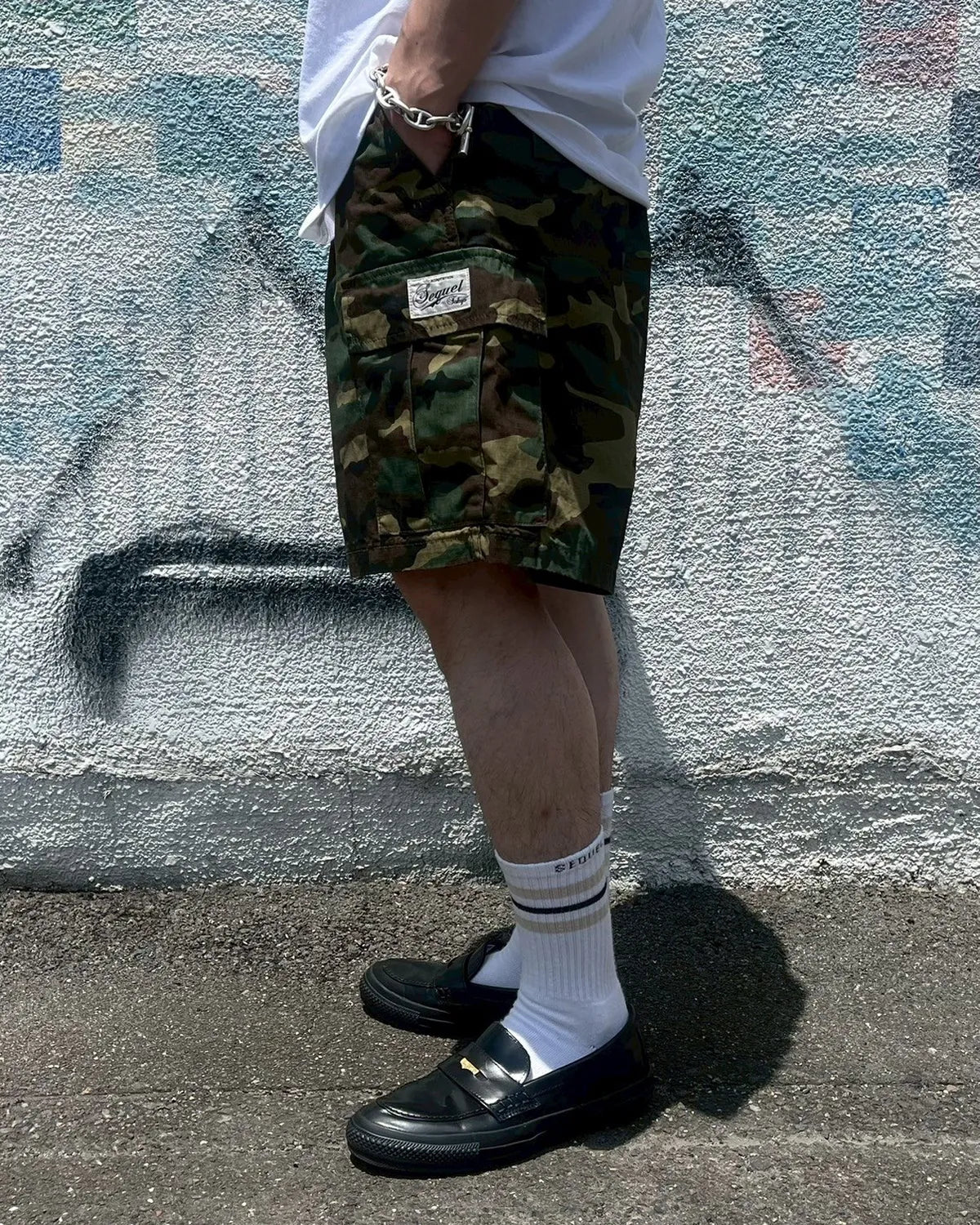 SEQUEL / CARGO SHORTS(TYPE-CS) WOODLAND CAMO (SQ-25SS-SP-02)