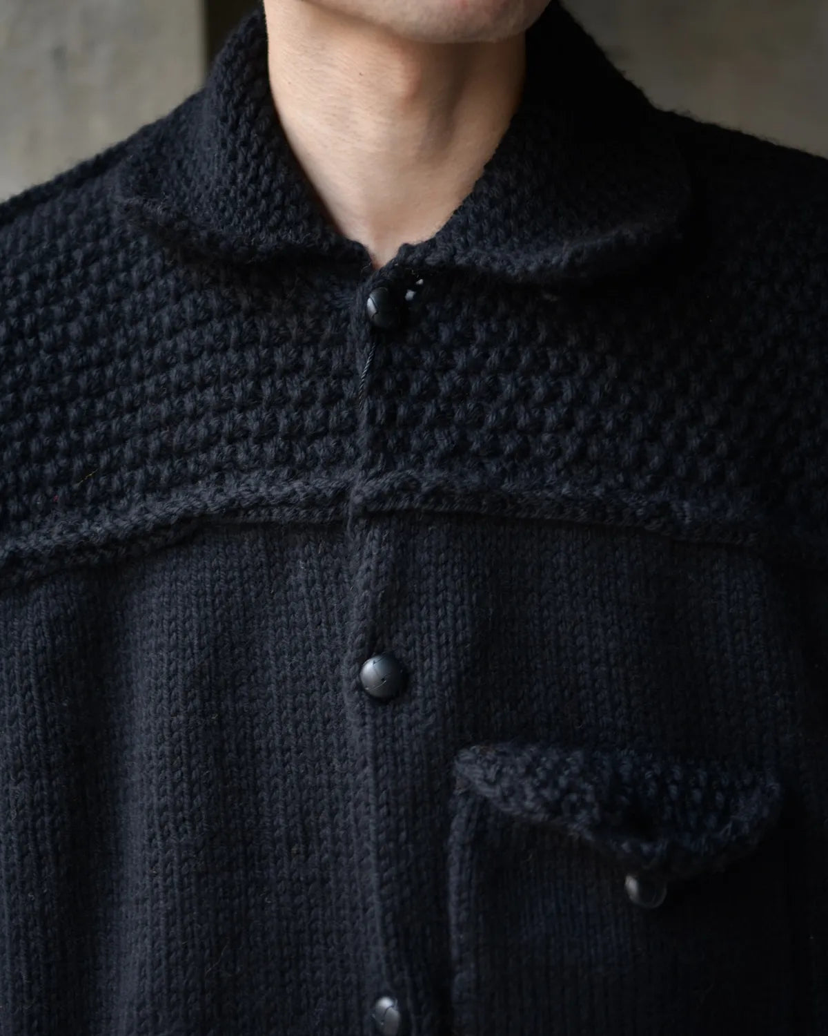 refomed / GRANNY KNIT VEST (REKN-012)