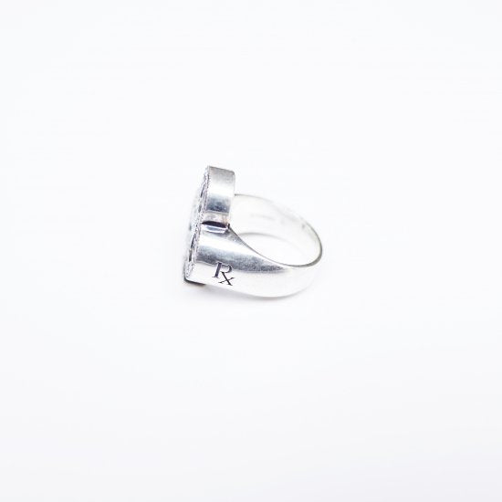 ANTIDOTE BUYERS CLUB / ENGRAVED HEART RING (RX-711)