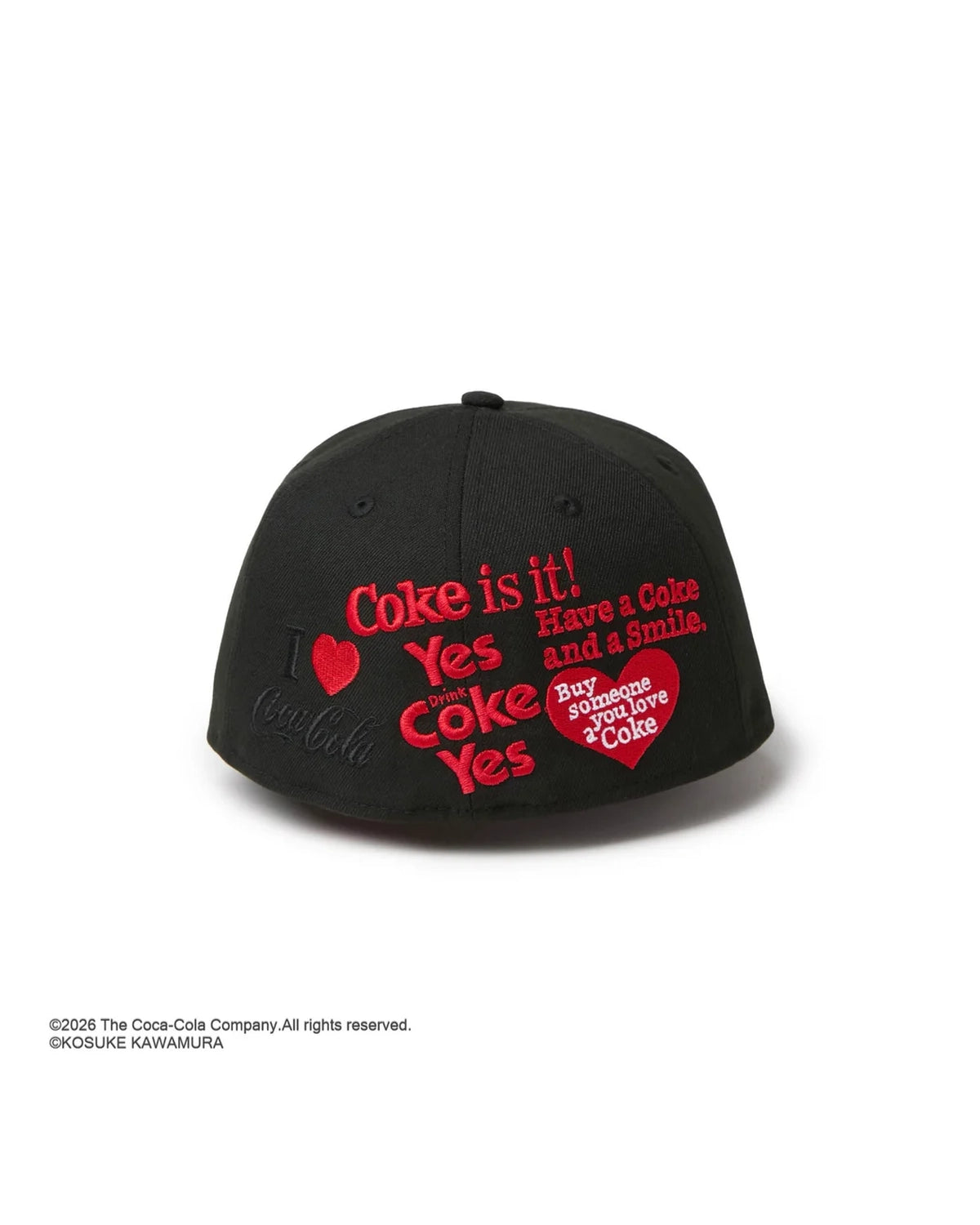 NEW ERA / 59FIFTY Coca-Cola designed by Kosuke Kawamura コカ・コーラ ブラック (15156555)