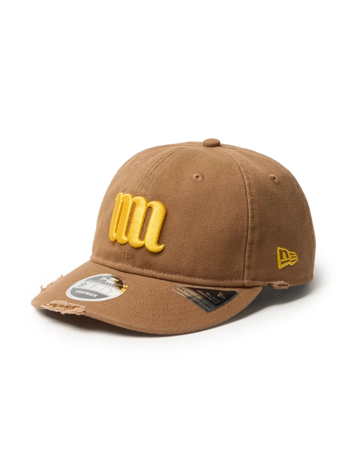 NEW ERA / RC 9FIFTY Curved Visor Powered by GORO(MIN-NANO) MIN-NANO Damage ブラック (15175389)