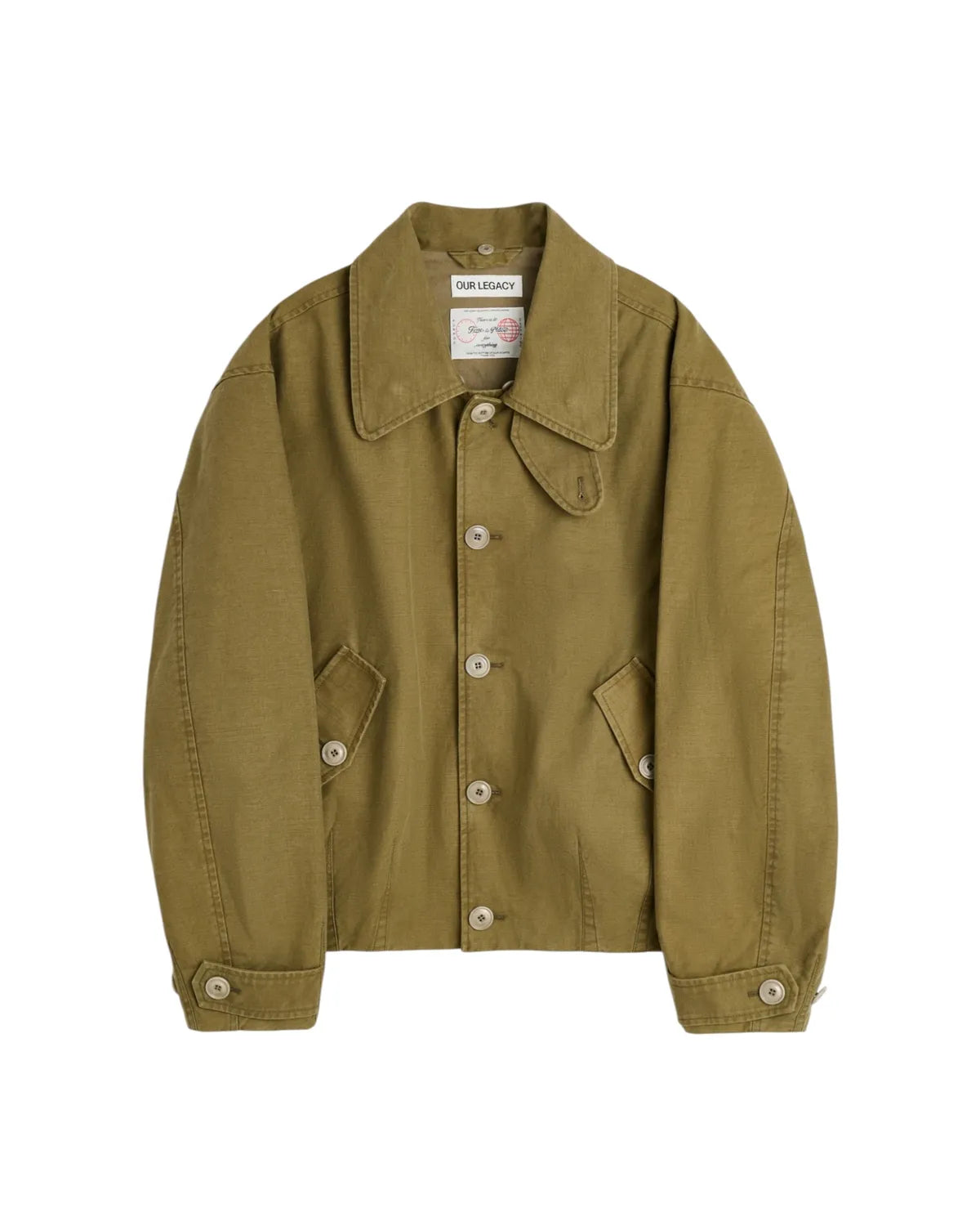 OUR LEGACY / AERIAL JACKET Pigment Khaki Knife Edge Twill (M4261APK)