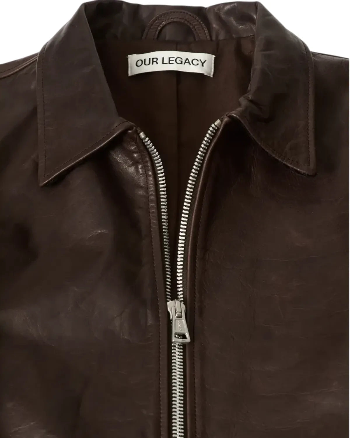 OUR LEGACY / MINI JACKET Matted Brown Waxed Bovine (M4269MM)