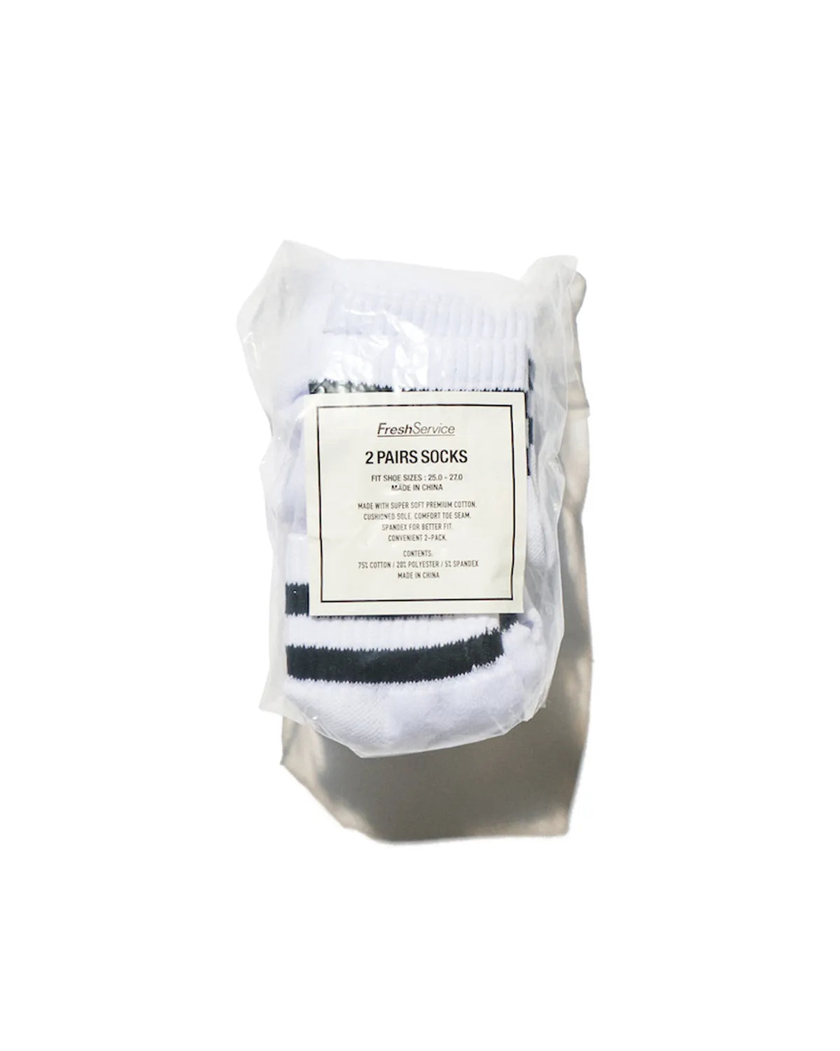 FreshService / 2-PACK LINE SHORT SOCKS (FSP254-90042B)