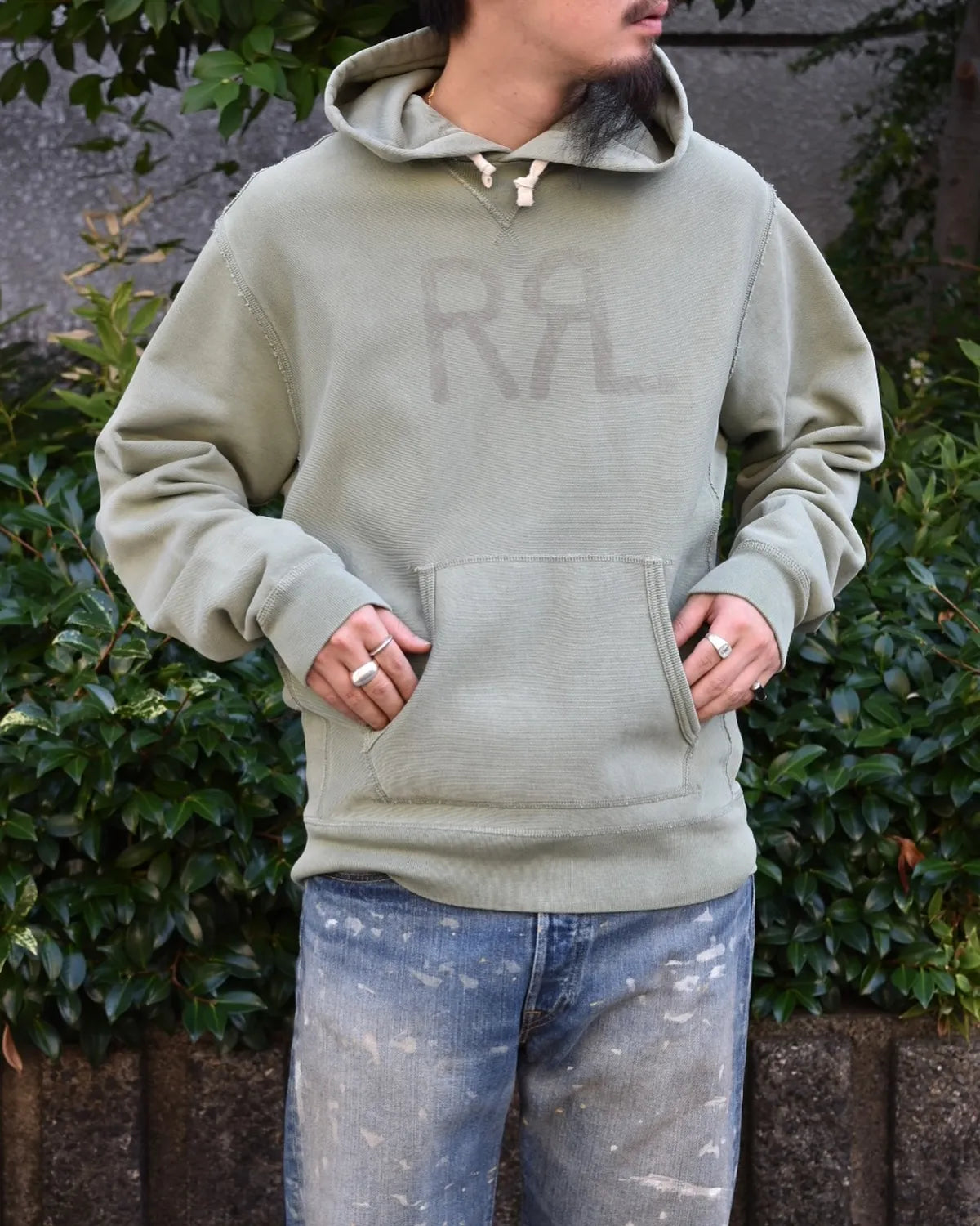 RRL / Double RL ranch ロゴ フーディ Save to Wishlist! (MNRRKNI16820208)