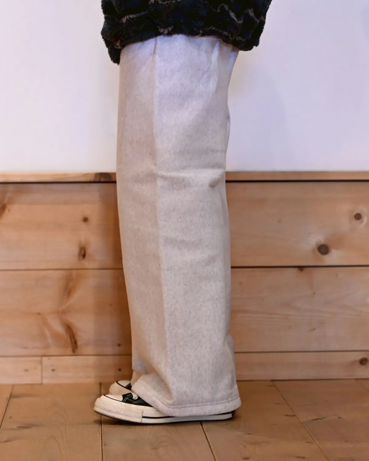 PHEENY / Athletic fleece wide pants (PA25-CS03)