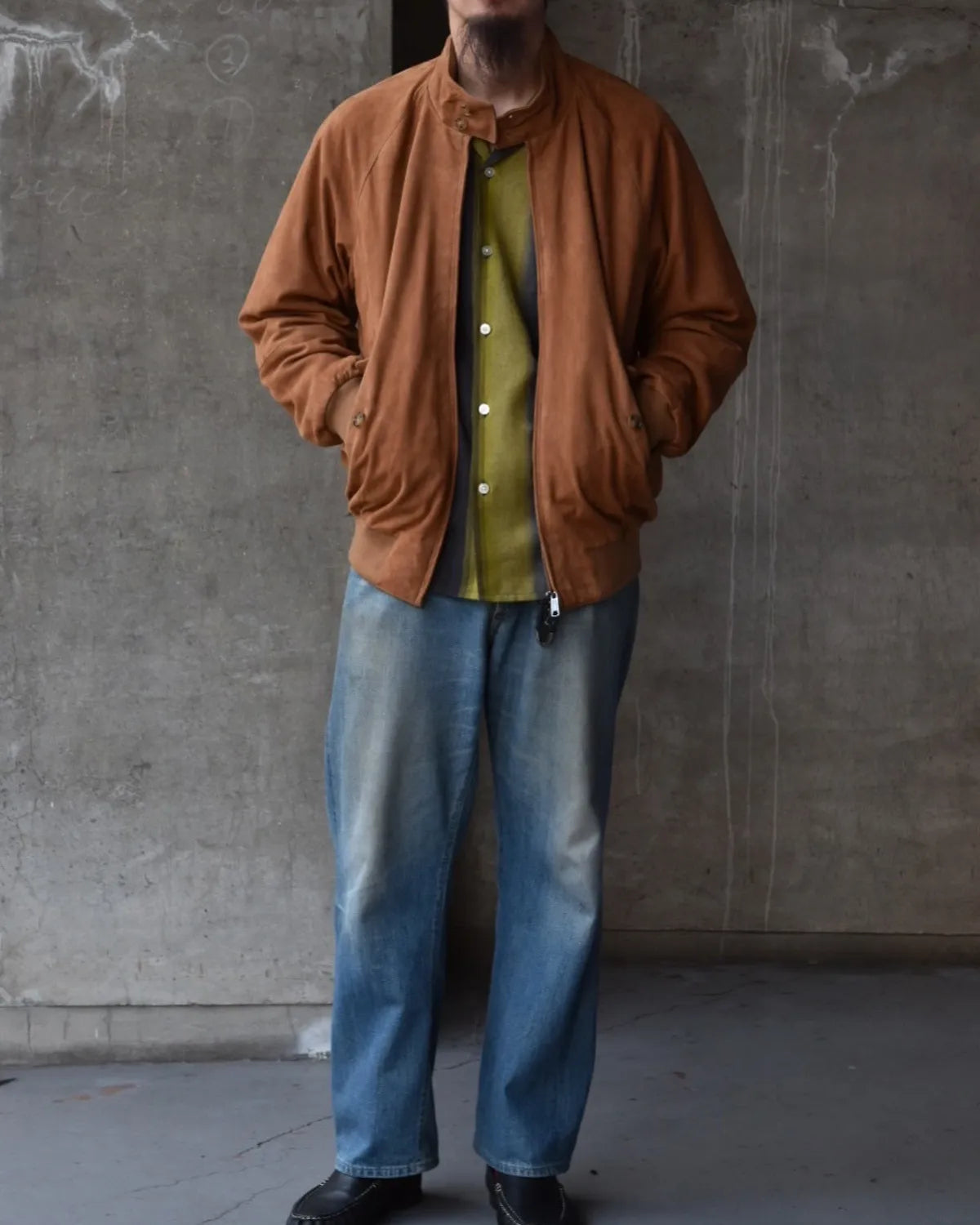 WACKO MARIA × BARACUTA / G9 SUEDE LEATHER HARRINGTON JACKET (25FW-WMO-BC01)