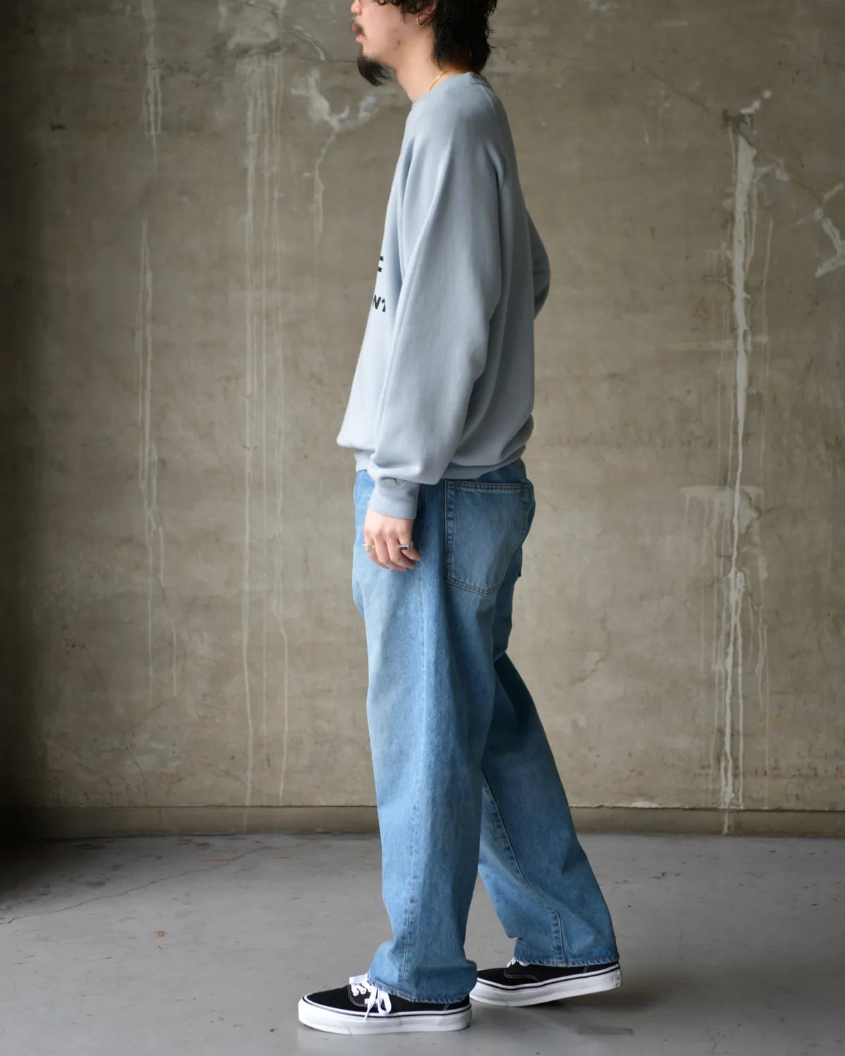 DESCENDANT / 1995 DENIM TROUSERS BAGGY HARD WASH (261WVDS-PTM04)