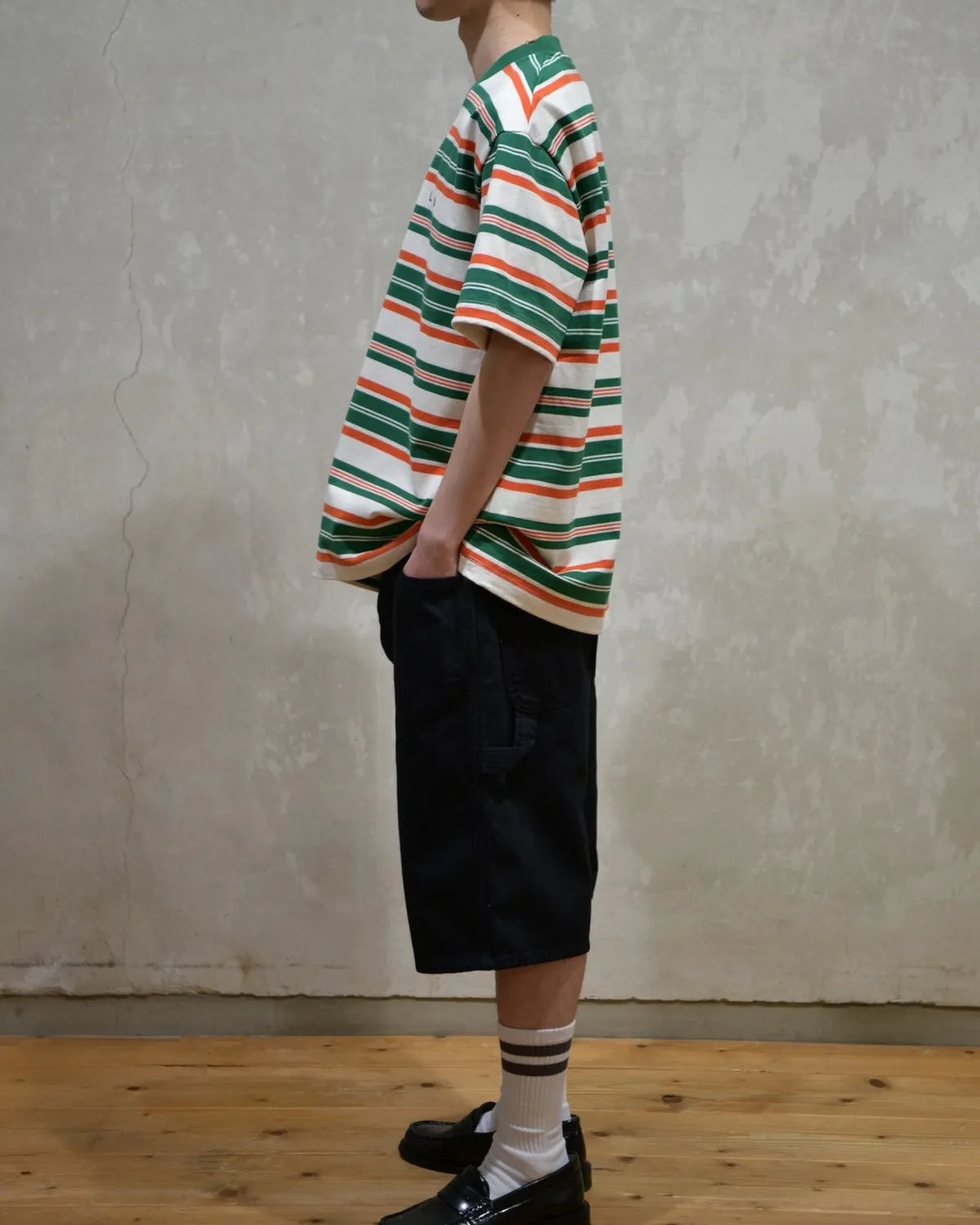 vowels / S/S STRIPE TEE (VO-26SS-T004)