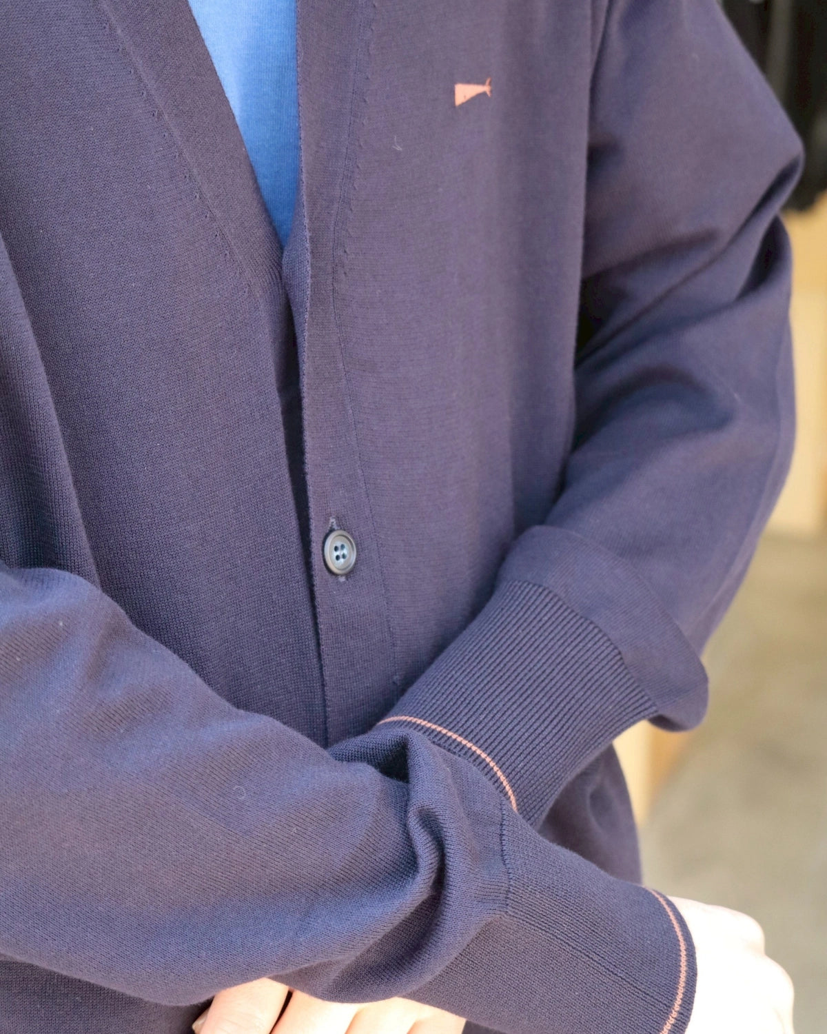 DESCENDANT / NURSE KNIT CARDIGAN (261MADS-KNM02)