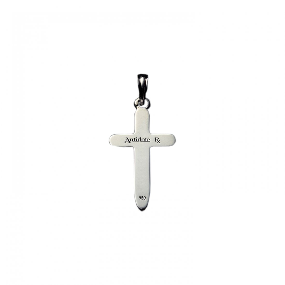 ANTIDOTE BUYERS CLUB / ENGRAVED CROSS PENDANT (RX-907)