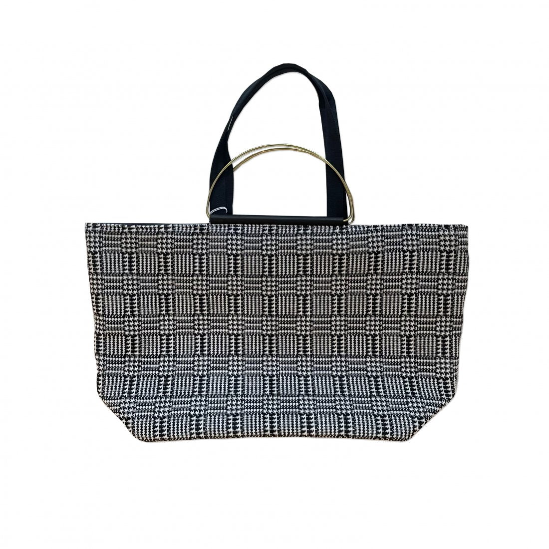 texnh / BRASS HANDLE TOTE(INLAY KNIT)