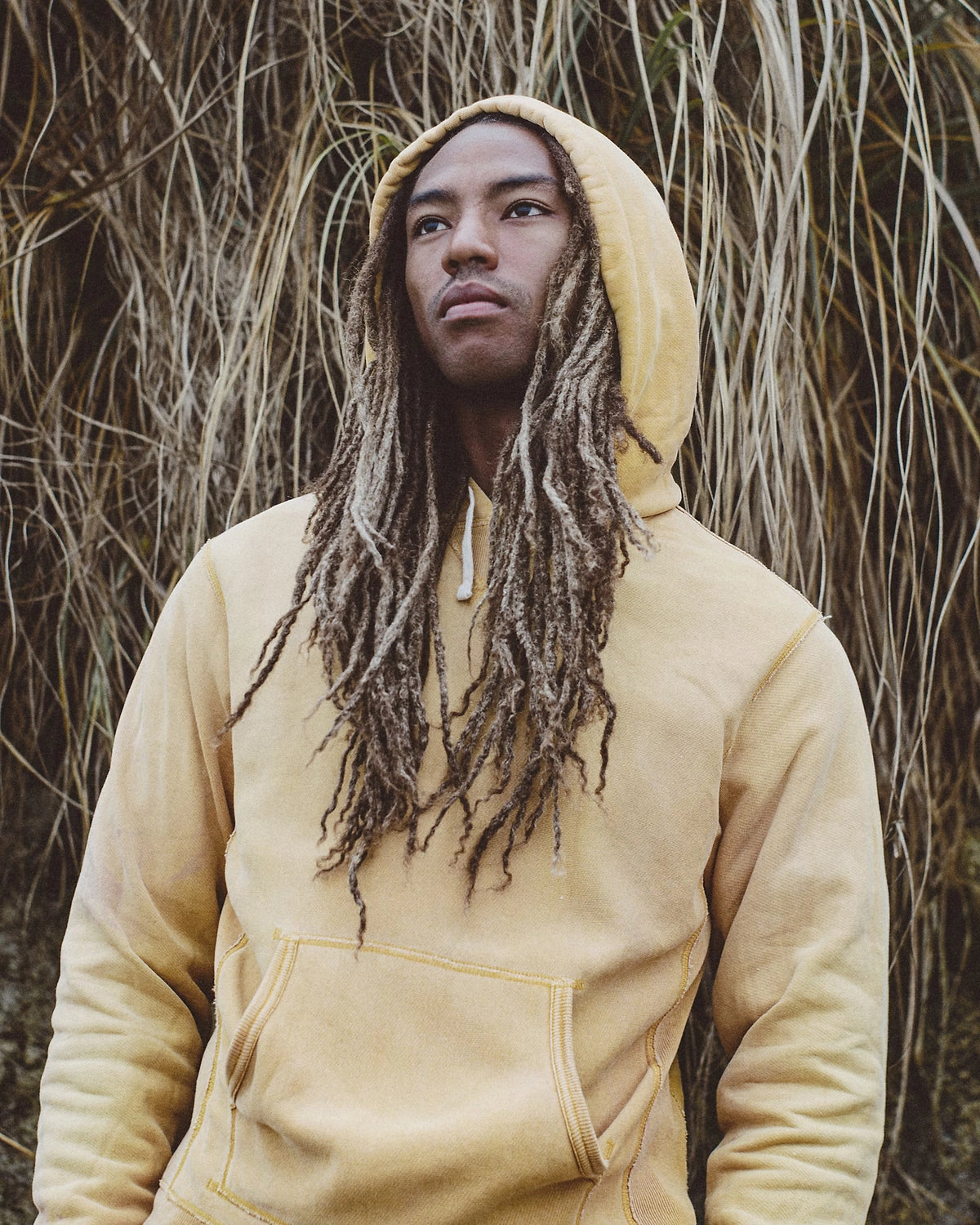 RRL / ガーメントダイド フリース フーディ (MNRRKNI16820218)