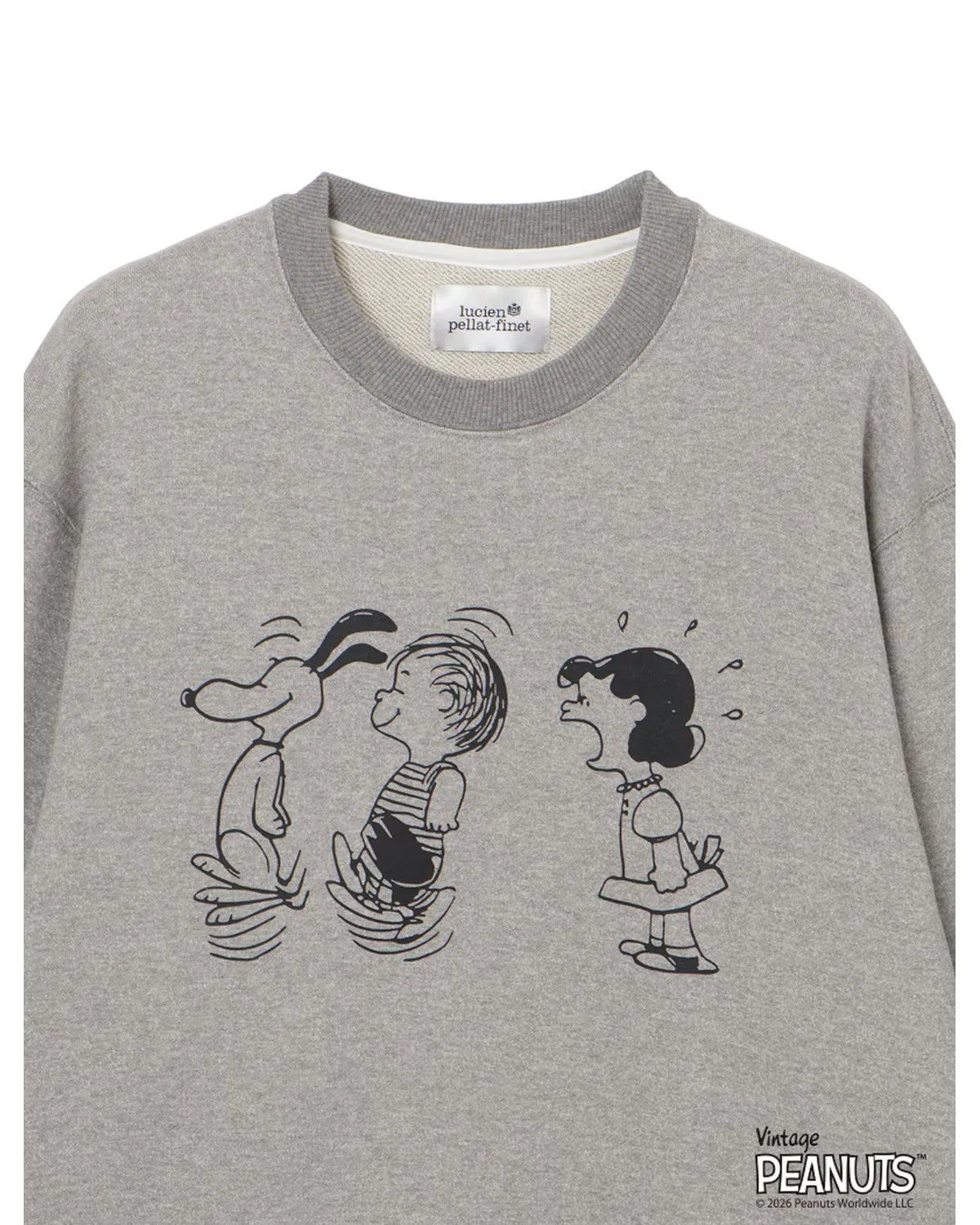 lucien pellat-finet × PEANUTS / フレンチテリー クルーネック (213-63400)