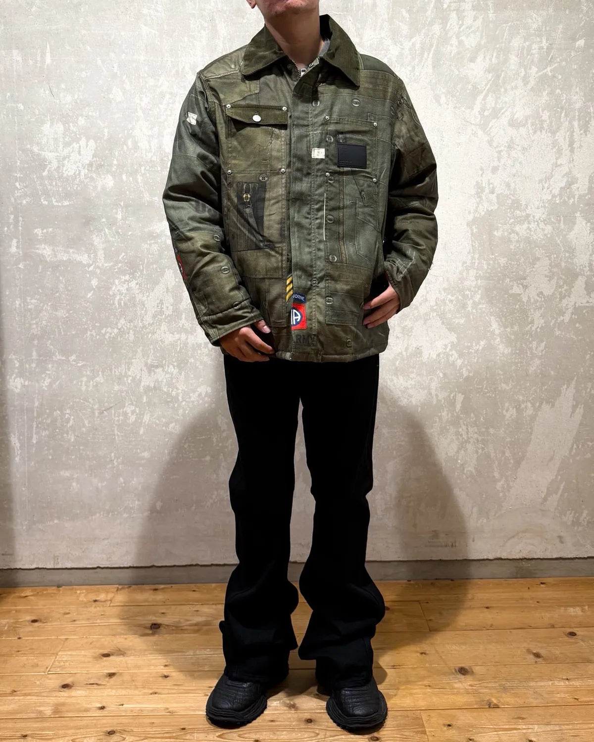 MIYAGIHIDETAKA -Rafu-  / Quilted Work Jacket (MH028)