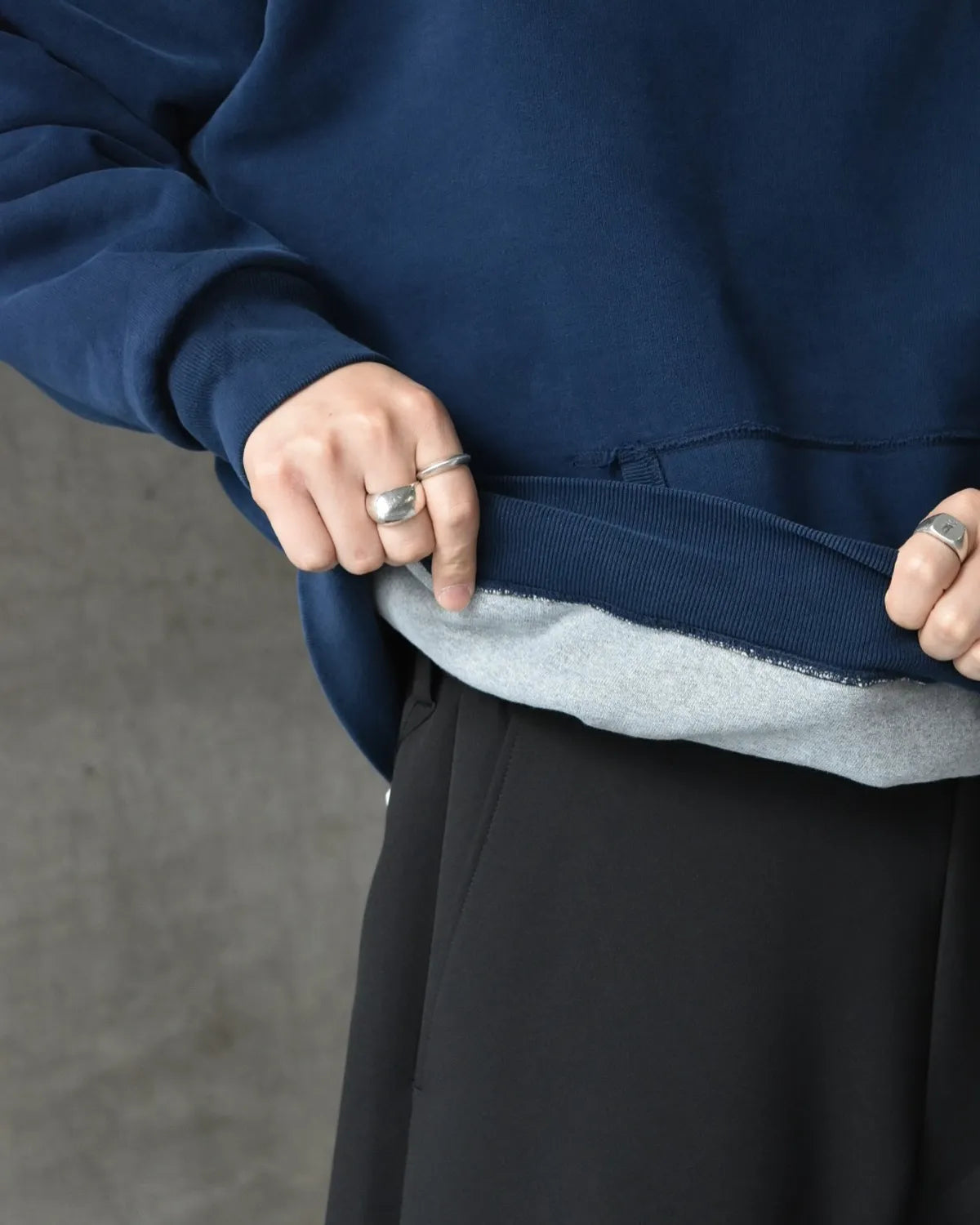 MASSES / SWEAT CREW W-FACE WASH (1252044013)