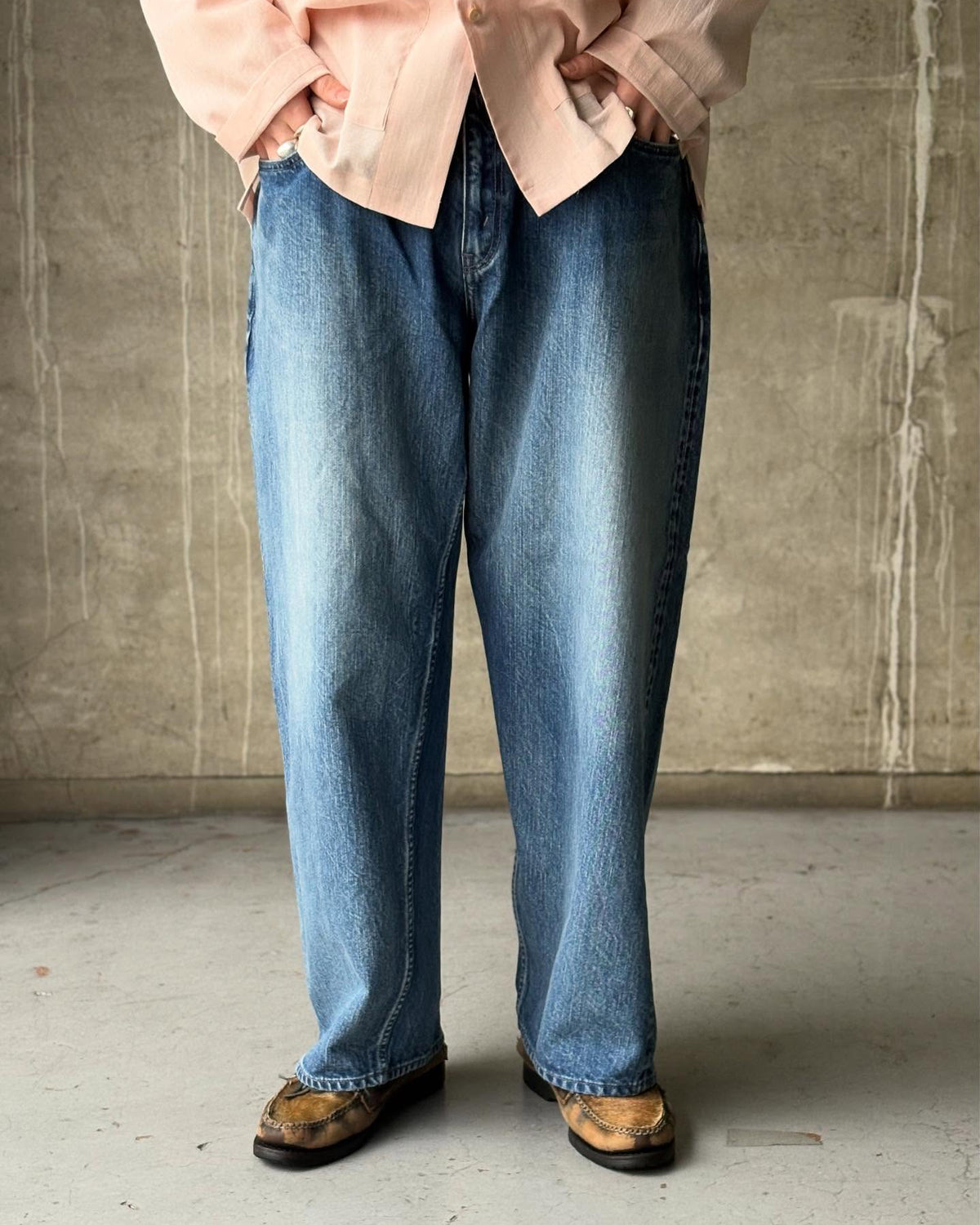 CIOTA / 13.5ozワイドバギーデニム (PTLM-27WBG-PIMBL)