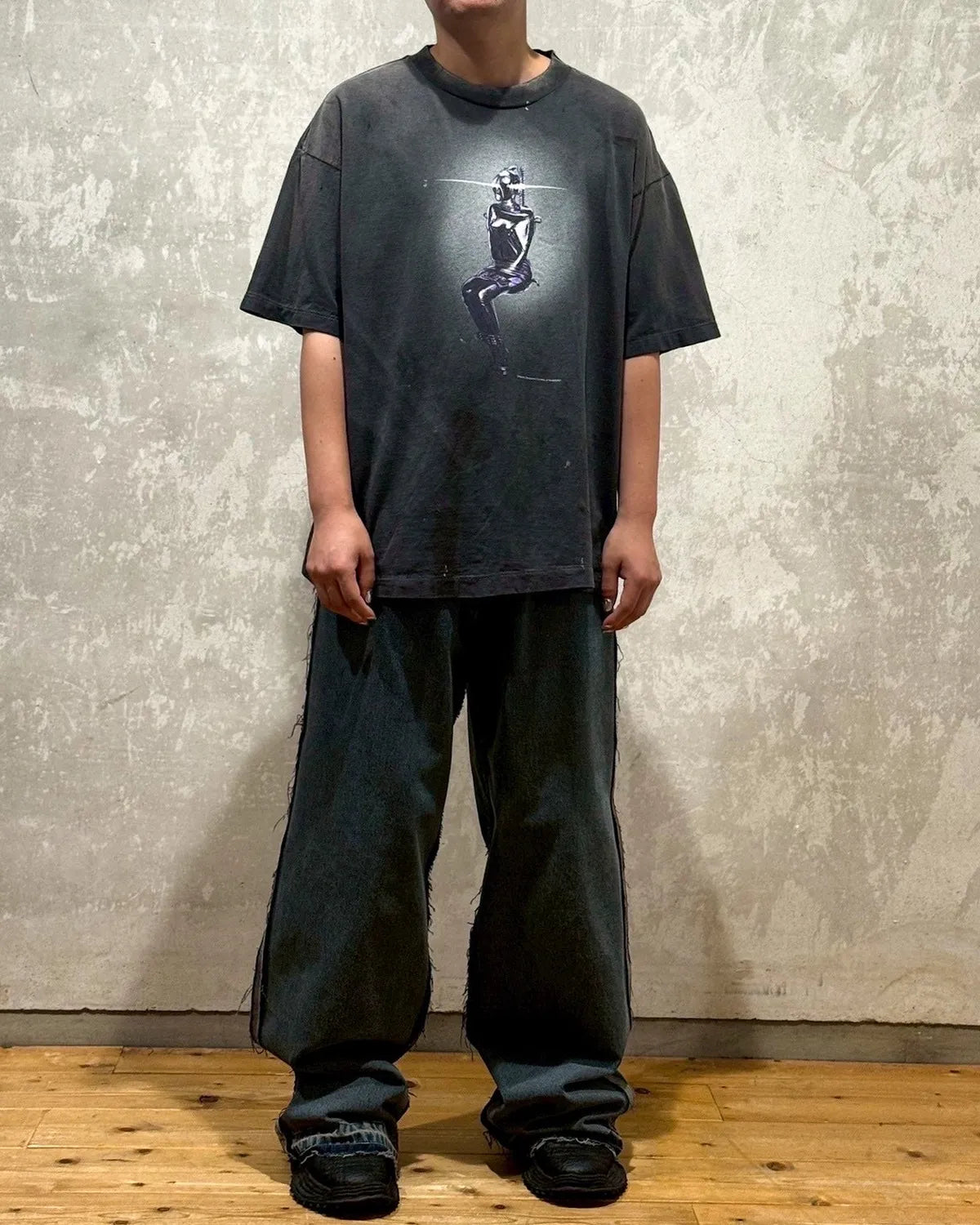 ©︎SAINT Mxxxxxx × SORAYAMA / SRYM_SS TEE_MASK (SM-HR1-0000-C75)