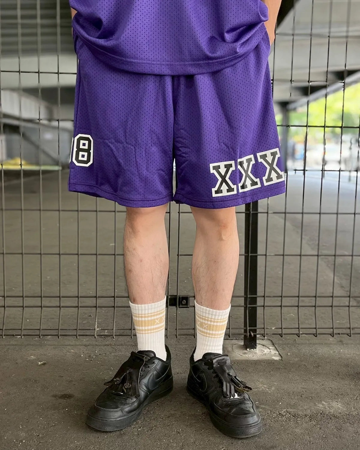 GOD SELECTION XXX / MESH BOARD SHORTS (GX-S25-SP-03)