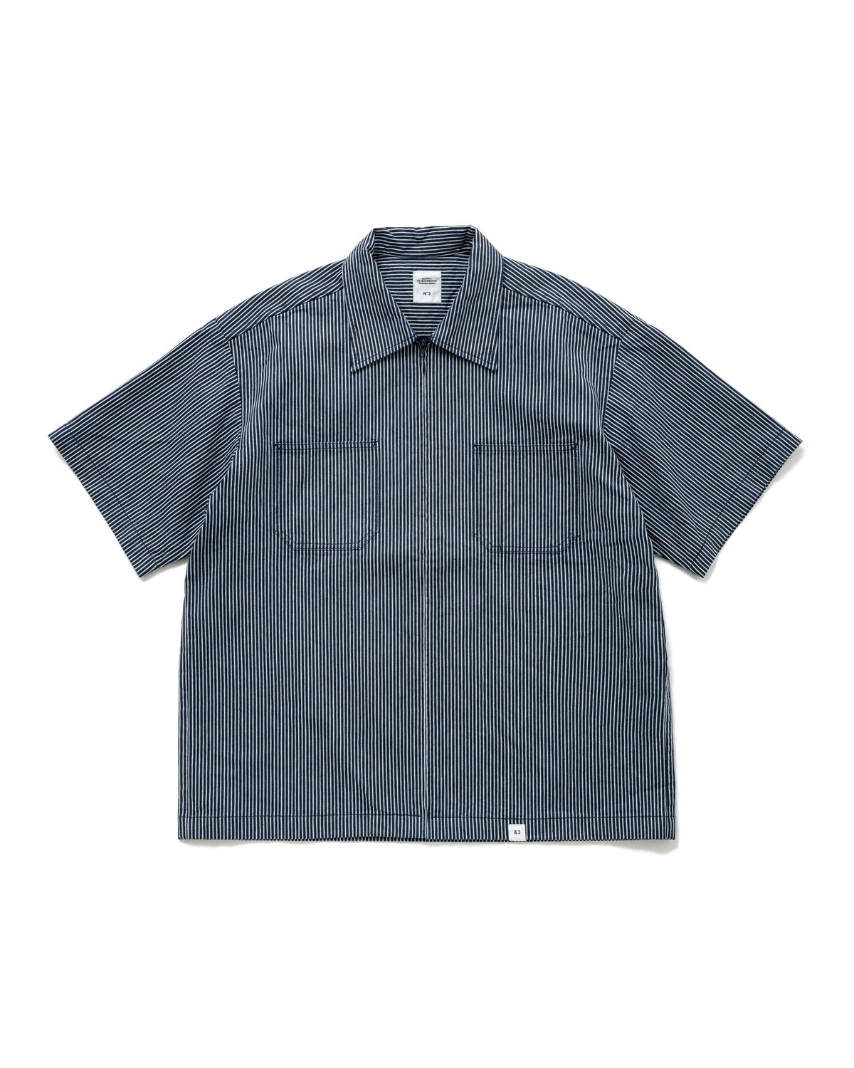 BEDWIN & THE HEARTBREAKERS / S/S ZIP UP SHIRT "GIBSON" (25SB1749)