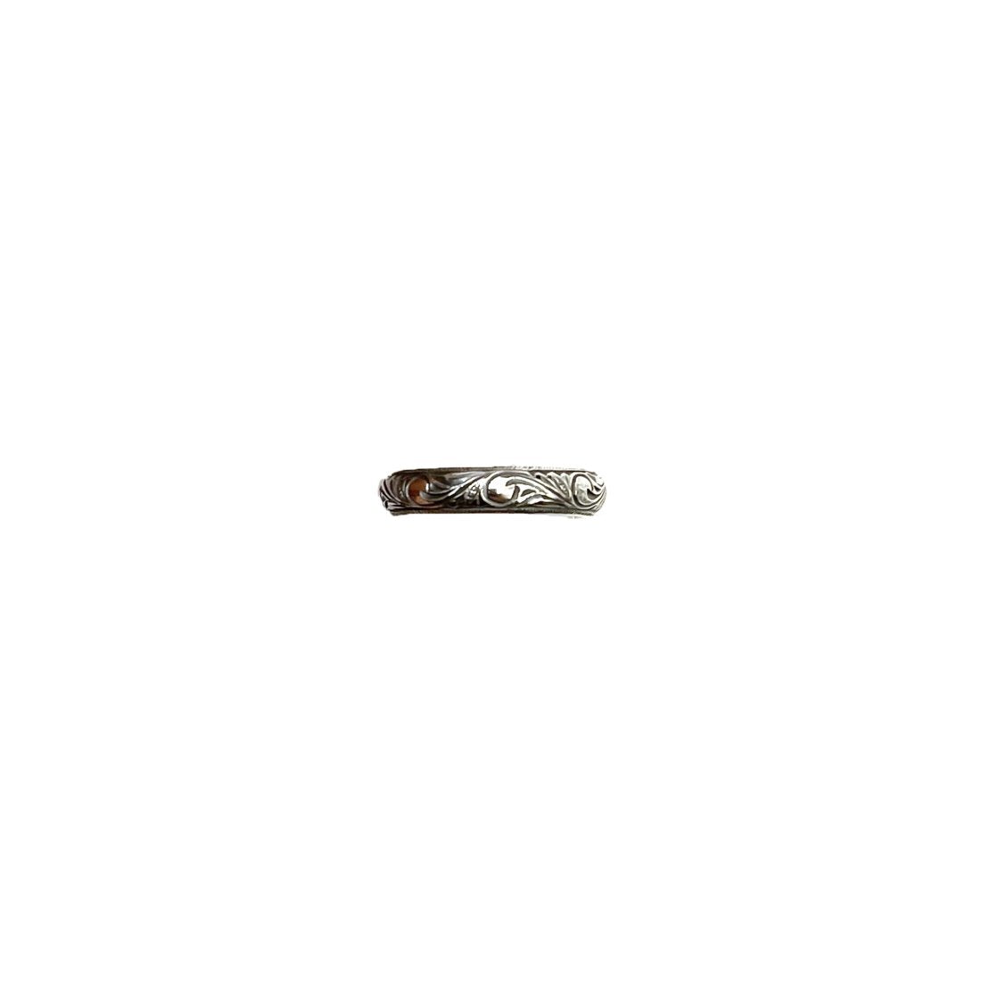 ANTIDOTE BUYERS CLUB / ENGRAVED ROUND RING (RX-704-1)