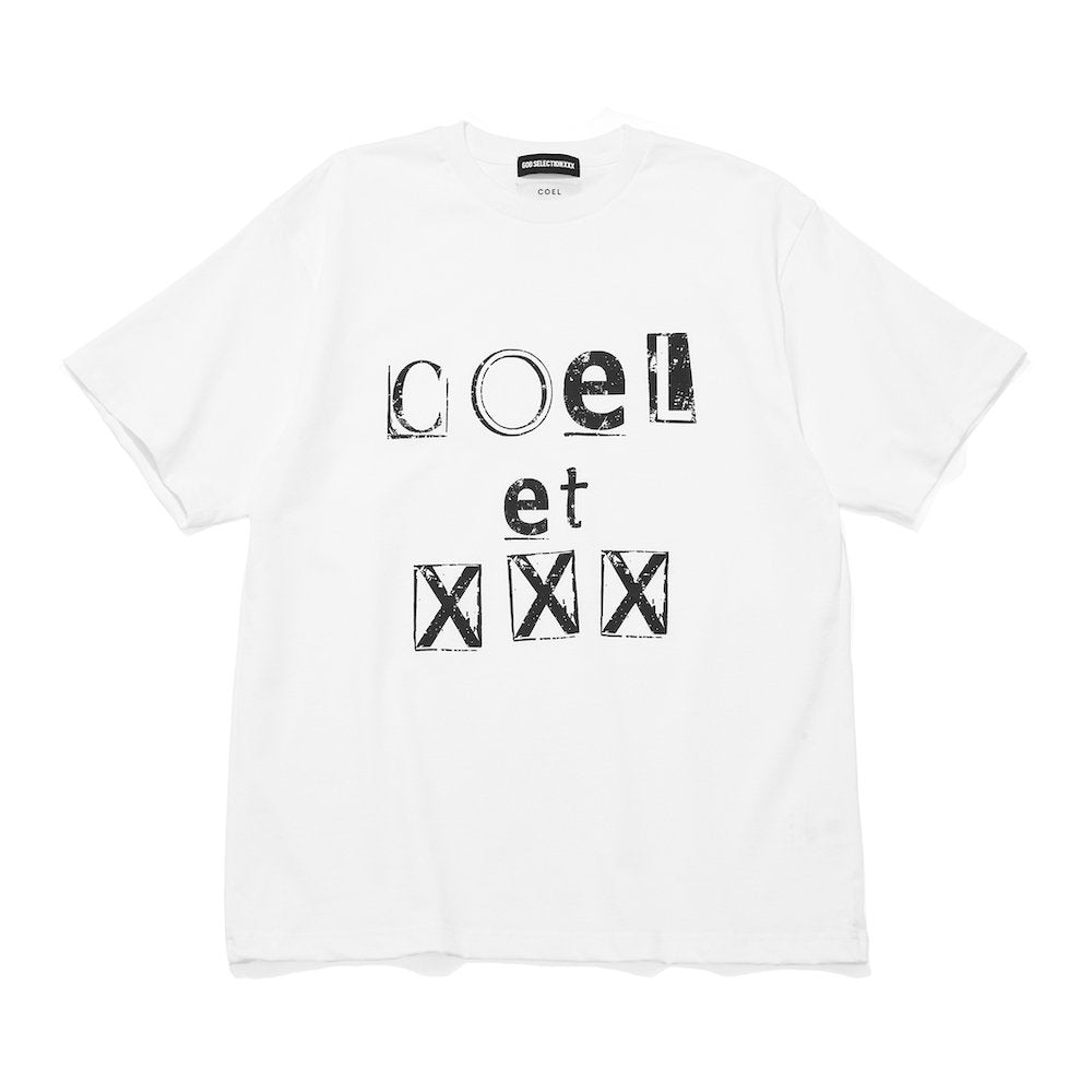 GOD SELECTION XXX / COEL × GOD SELECTION XXX T-SHIRT (GX-S23-CLST-01)