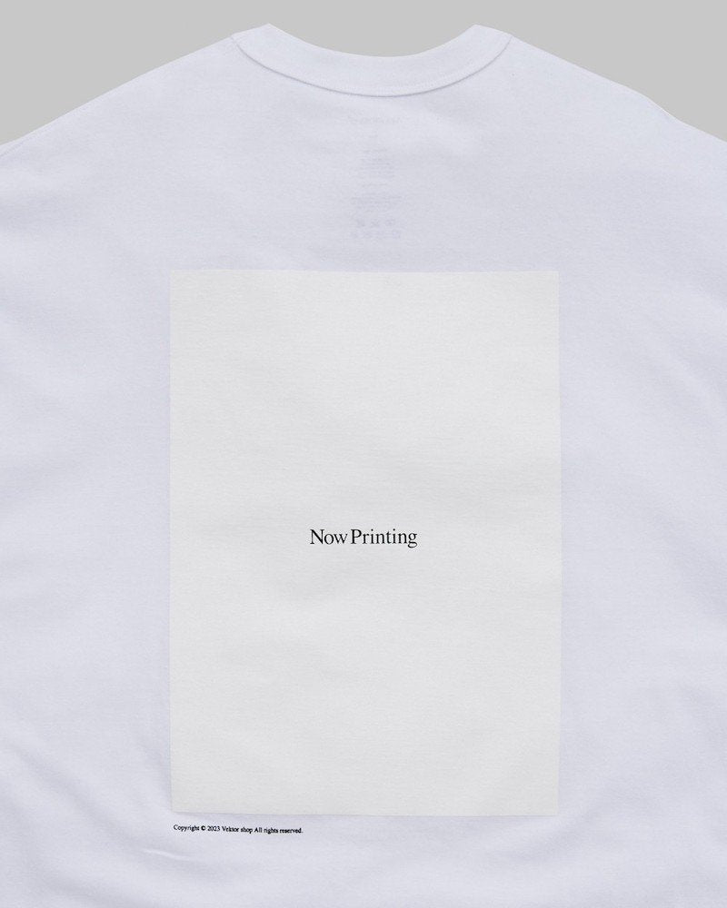 Vektor shop®︎ / Vektor shop S/S Tee w/Print "Now Printing"