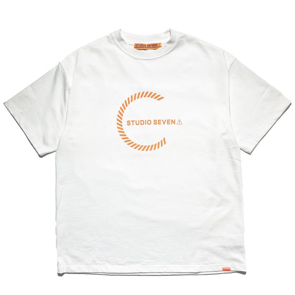 STUDIO SEVEN / CIRCLE CAUTION LOGO  SS TEE