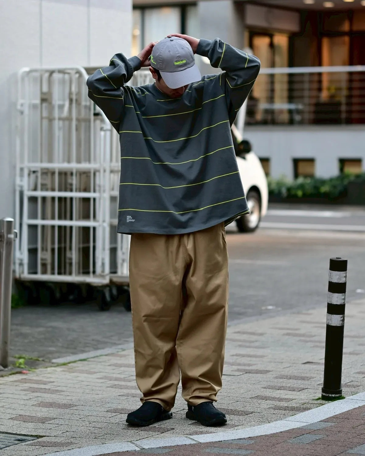 FreshService / PIN BORDER L/S TEE (FSC263-70089)