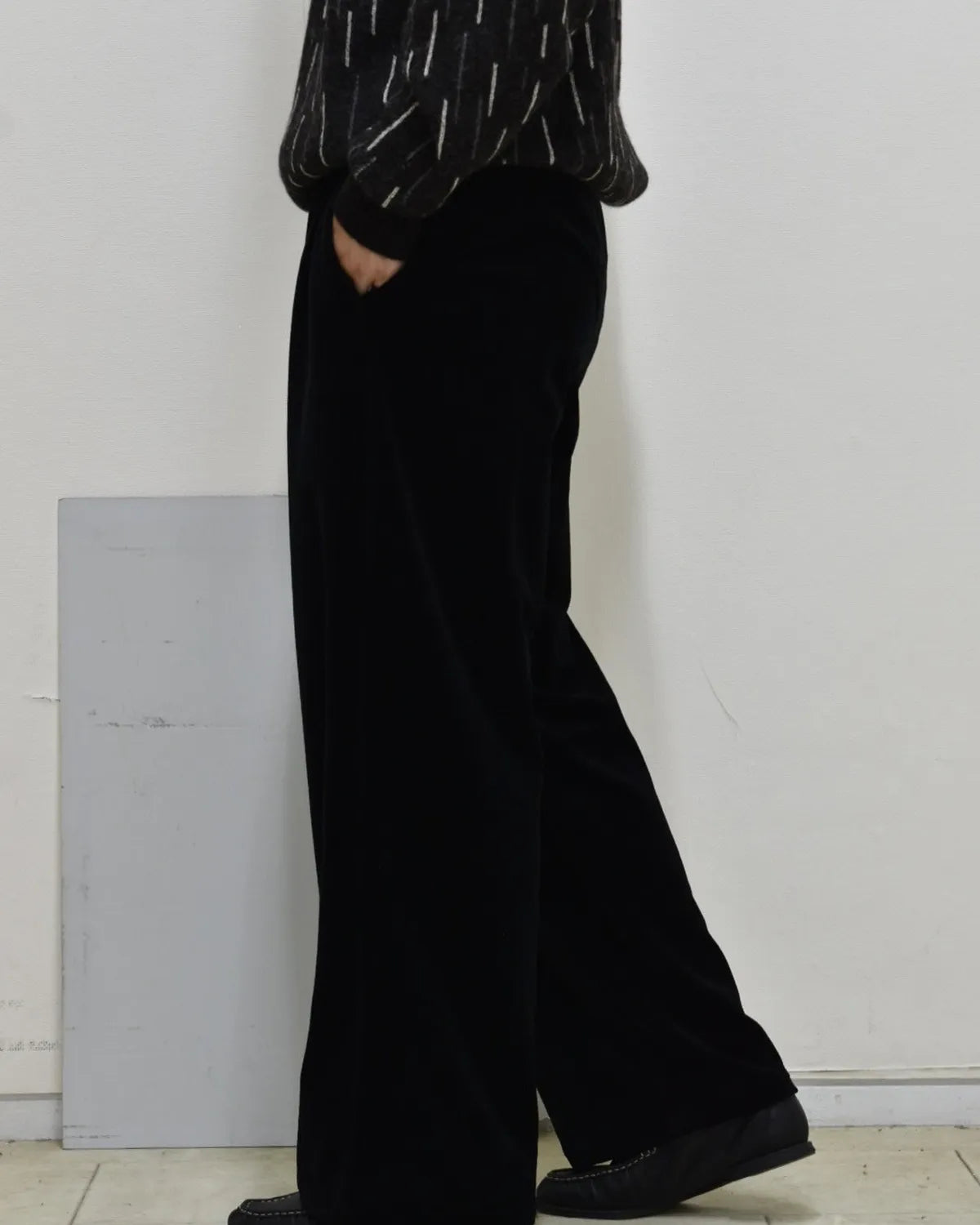 marka / 30/- Organic Cotton Velour Track Pants (M25C19PT01C)