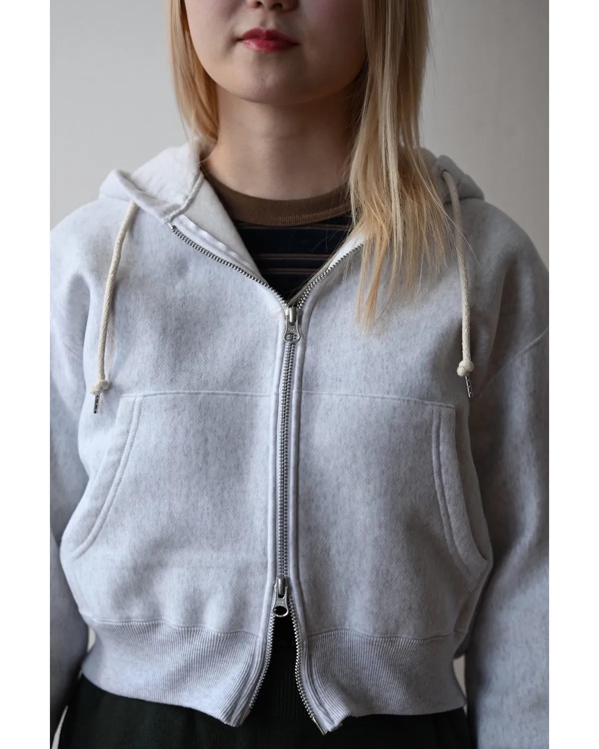 PHEENY / Athletic fleece zip up hoodie (PA25-CS02)