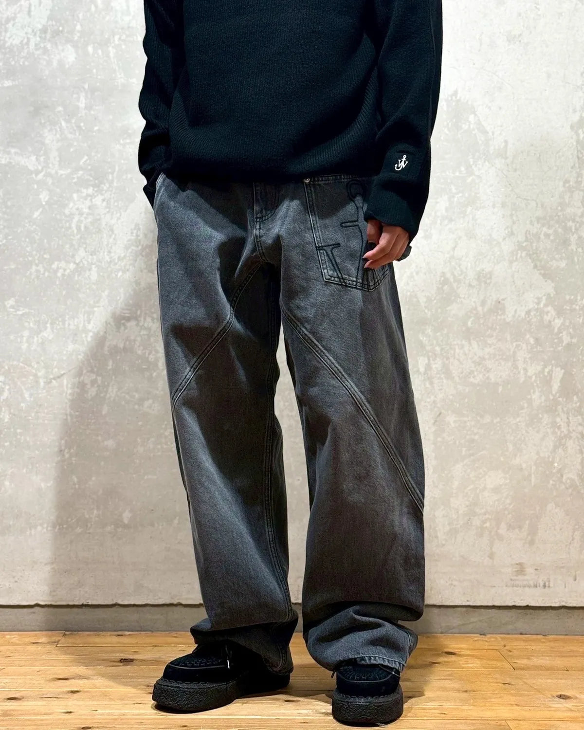 JW ANDERSON / ツイステッドワークウェアジーンズ (953-50071003)